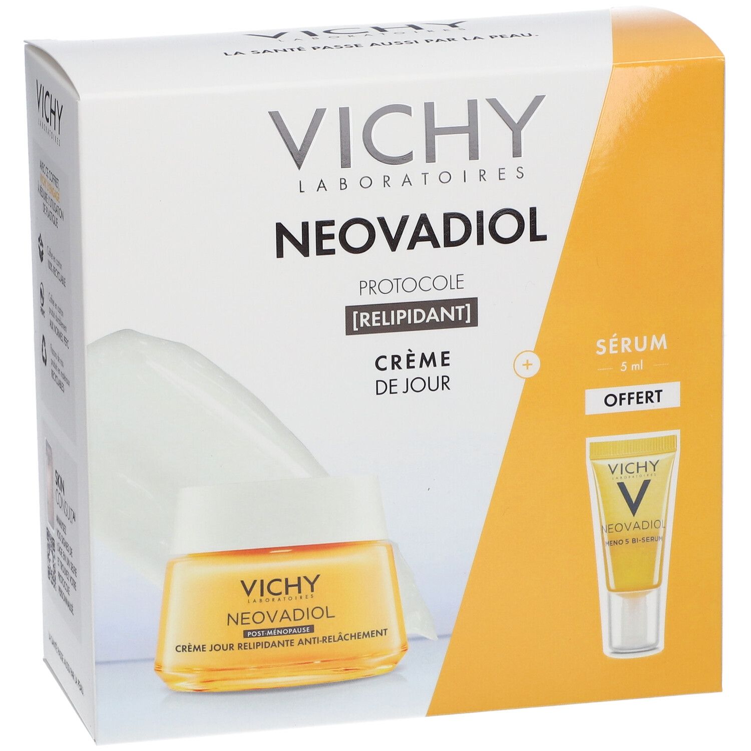 Vichy Coffret Neovadiol Protocole Post-Ménopause Relipidant Crème post-ménopause 50ml + Mini Sérum Neovadiol 15ml Offert