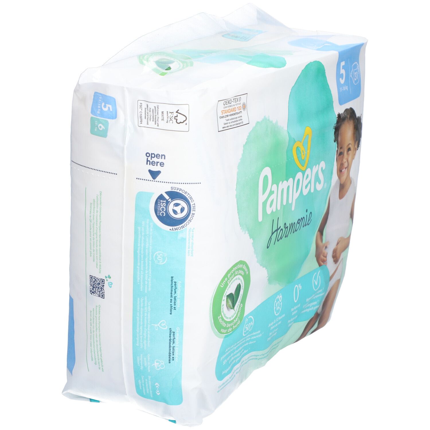 Pampers Harmonie - Luier van katoen en plantaardige vezels