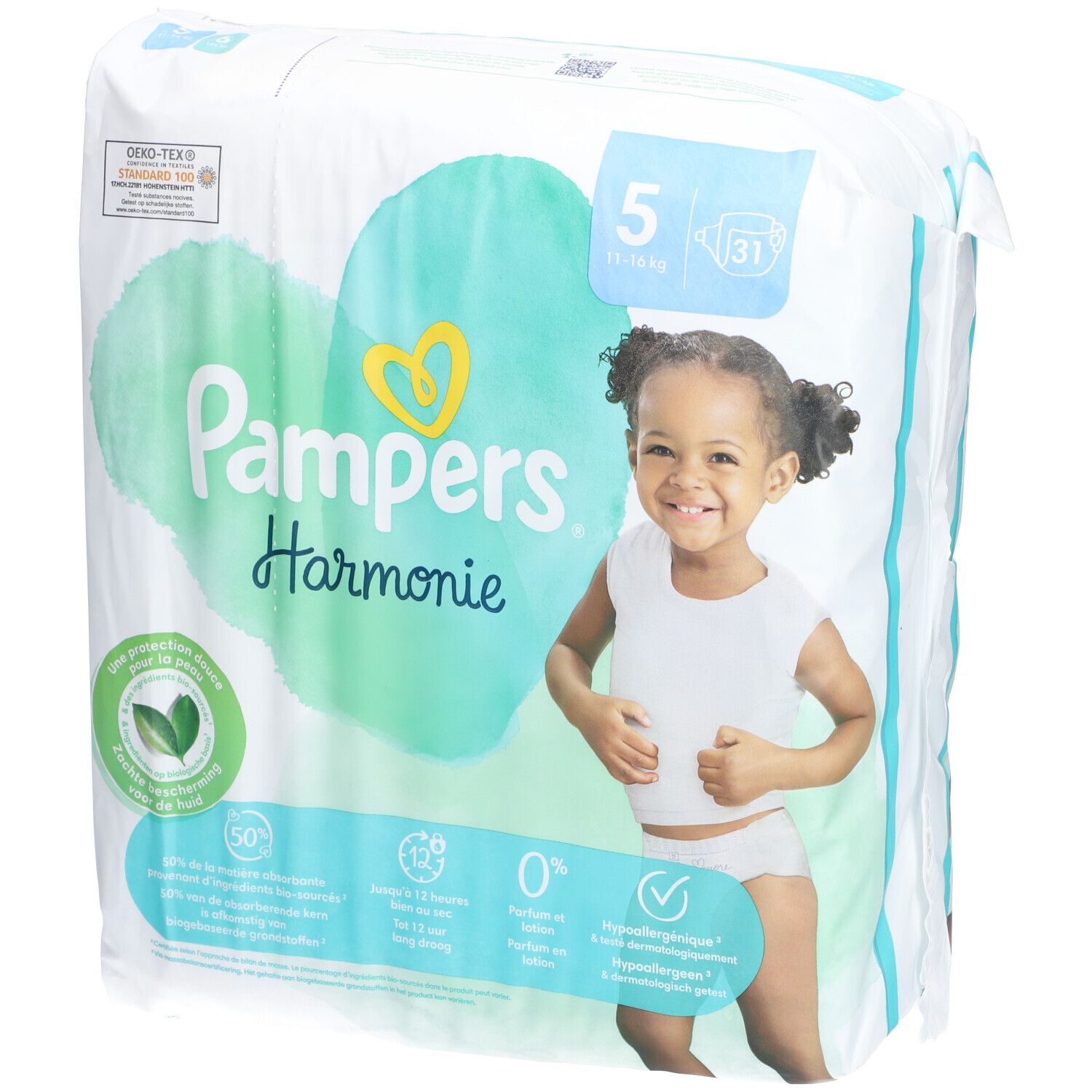 Pampers Harmonie - Luier van katoen en plantaardige vezels