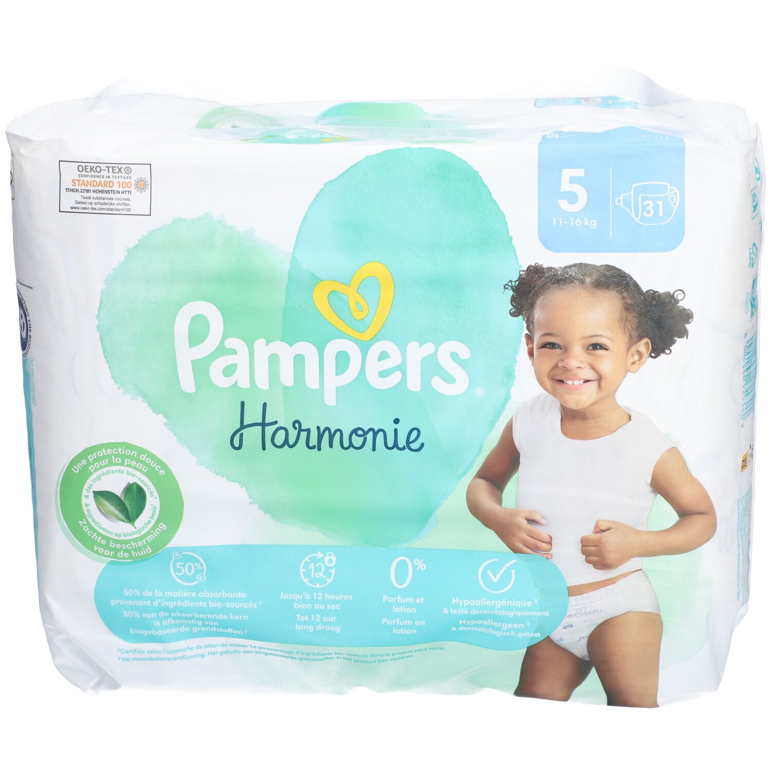 Pampers Harmonie - Luier van katoen en plantaardige vezels