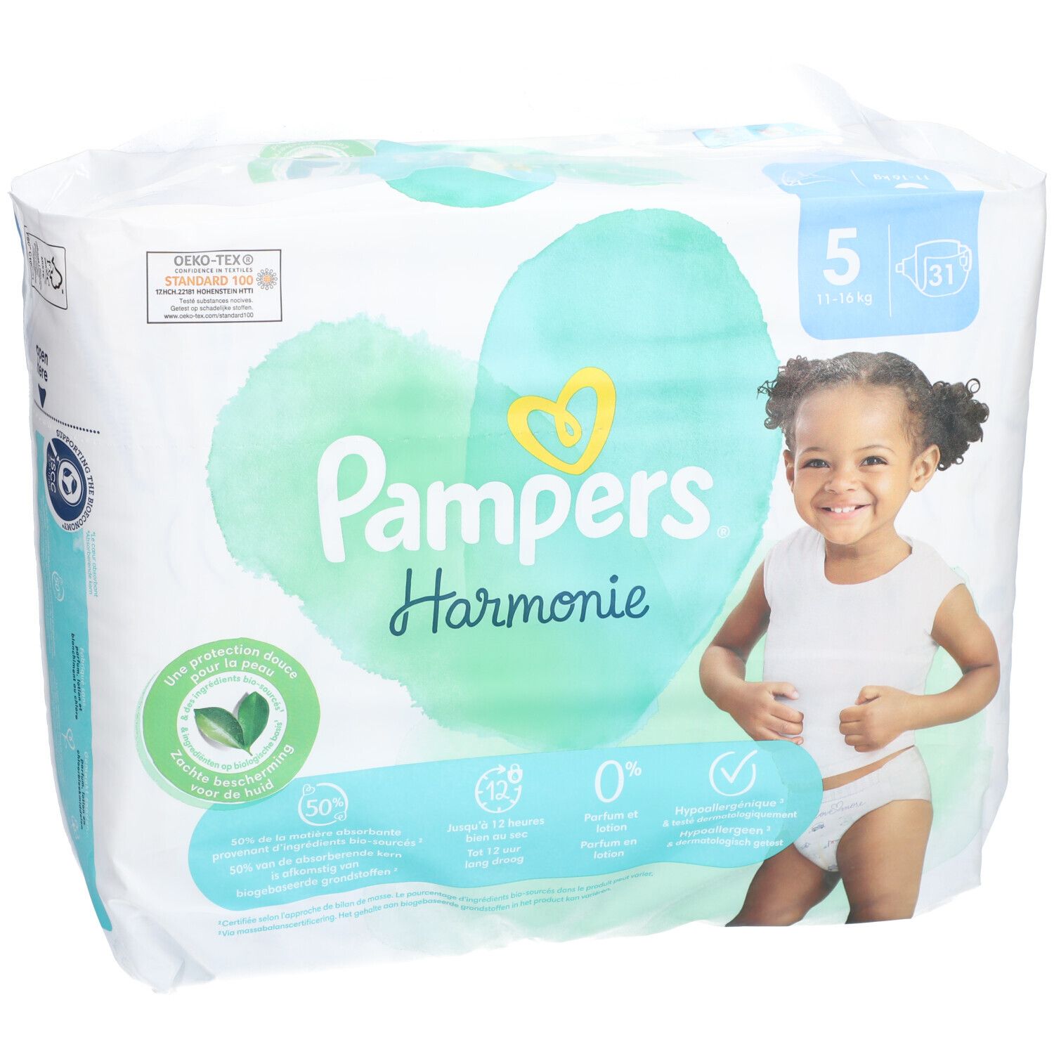 Pampers Harmonie - Luier van katoen en plantaardige vezels