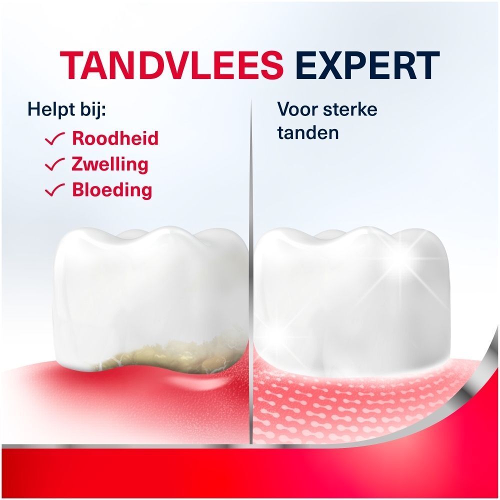 Twee tubes en twee pakken Parodontax Original tandpasta.