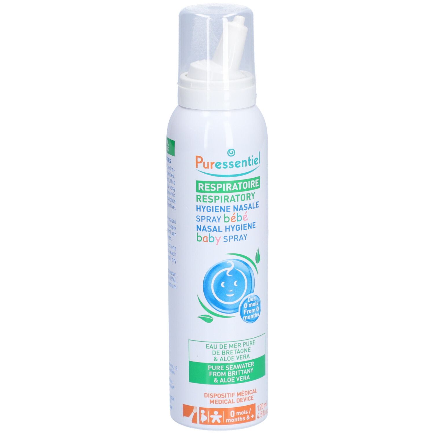Puressentiel Respiratoire Bébé Spray Nasal à l’Aloe Vera