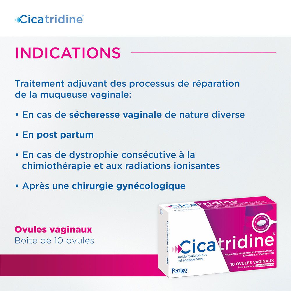 Cicatridine® Ovule Vaginal