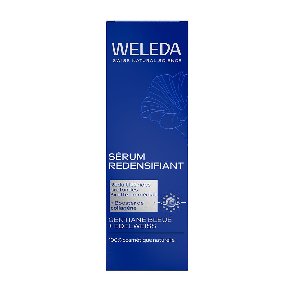 WELEDA Verstevigend serum met Blauwe Gentiaan en Edelweiss. Vermindert diepe rimpels. 100% natuurlijke cosmetica.