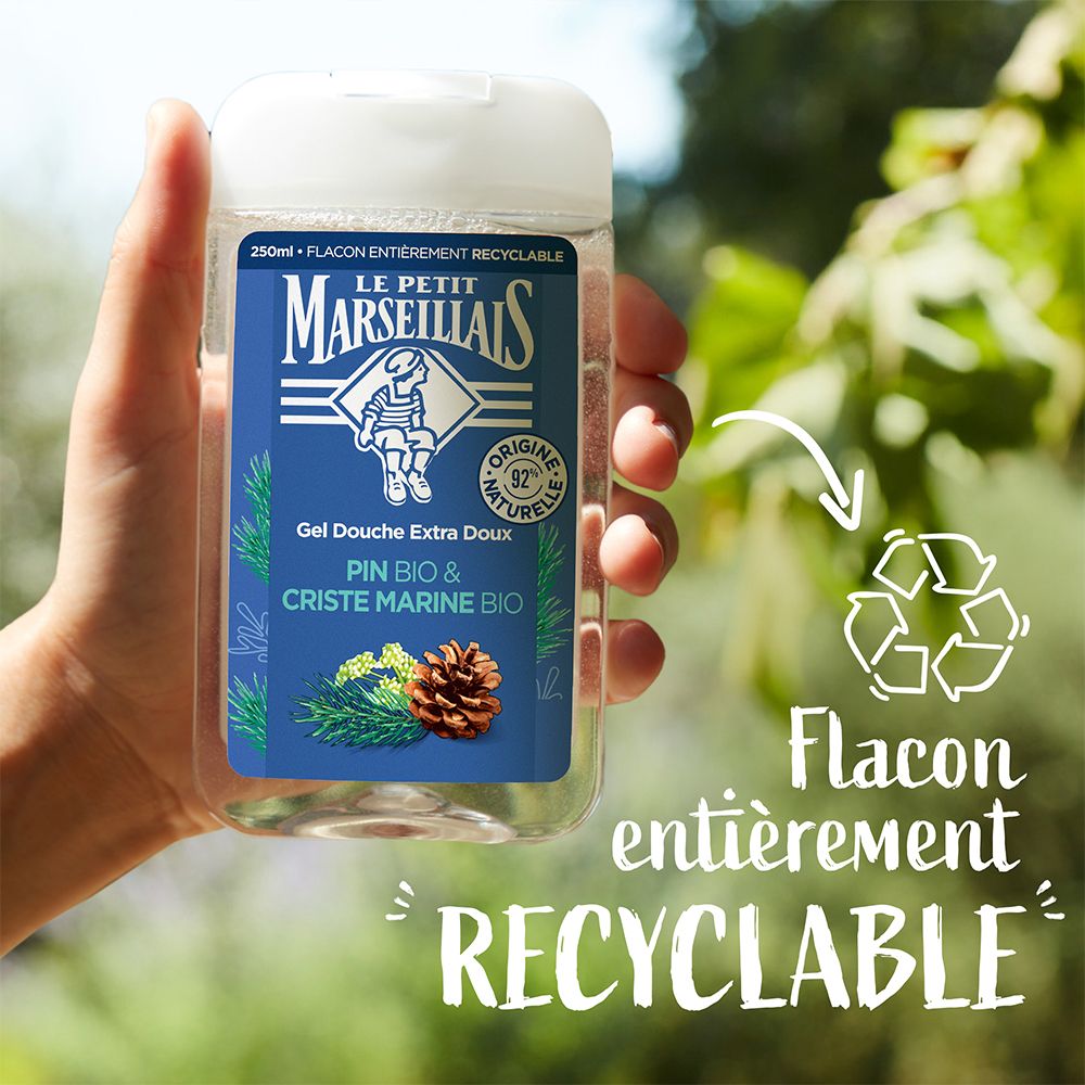 Le Petit Marseillais Biologische Pijnboom & Criste Marine Extra Zachte Douchegel