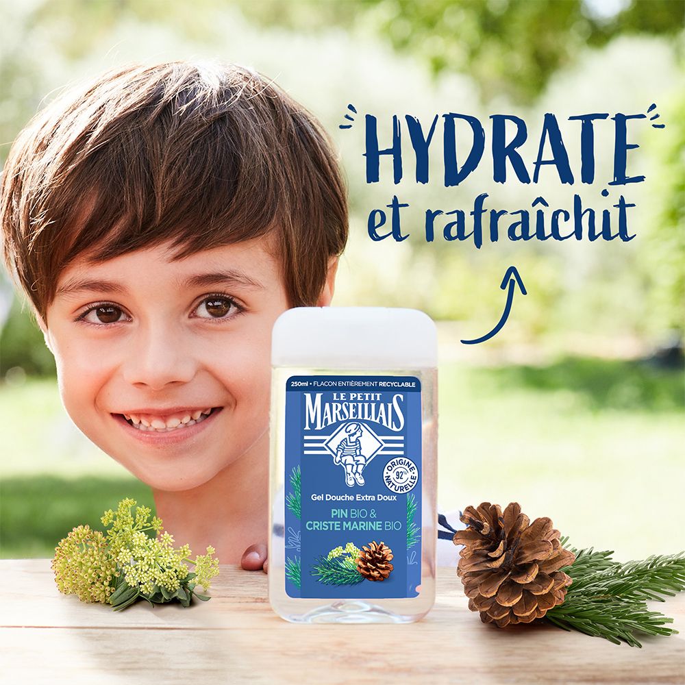 Le Petit Marseillais Biologische Pijnboom & Criste Marine Extra Zachte Douchegel