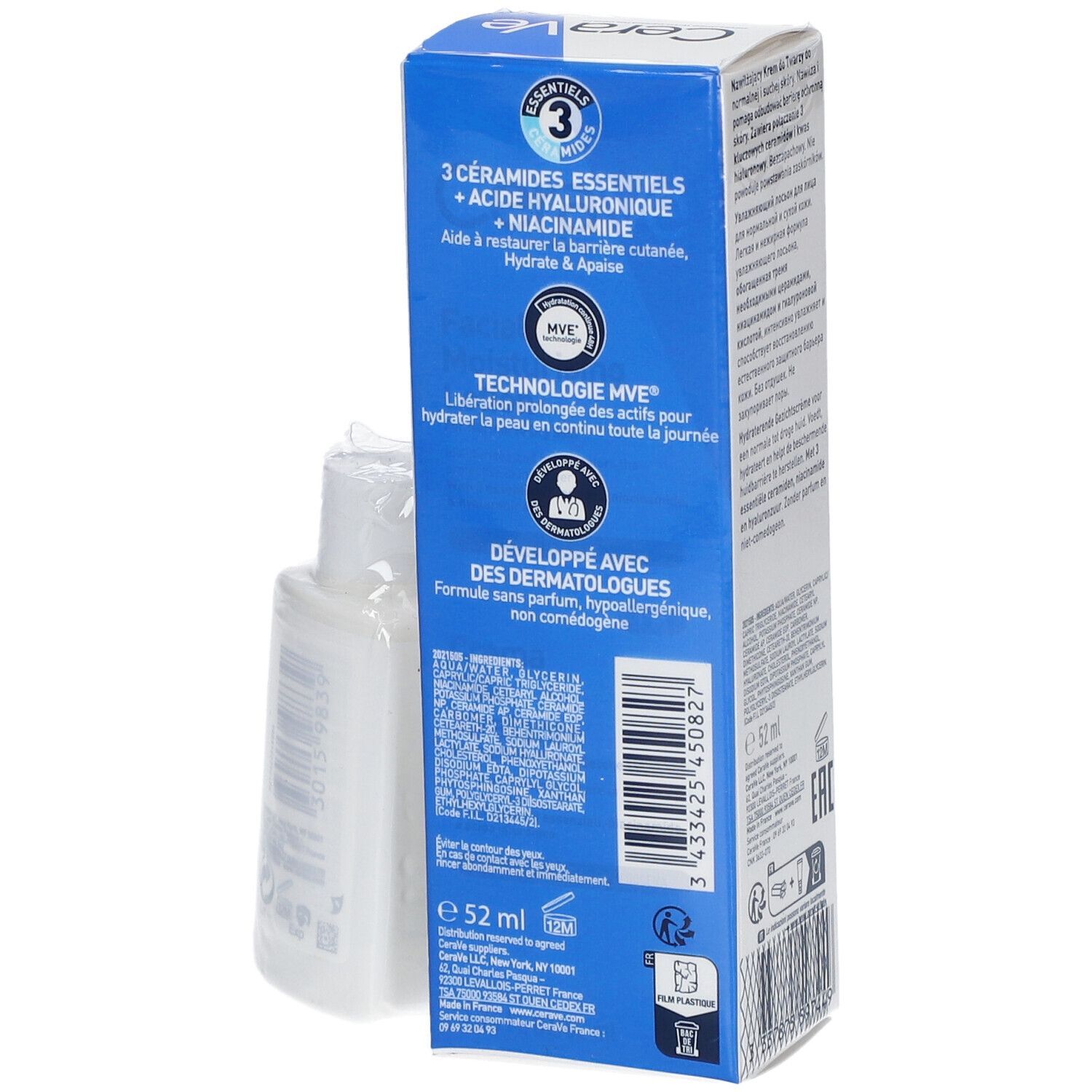 CERAVE CR HYDR VISAGE 52ML+ CR LAV