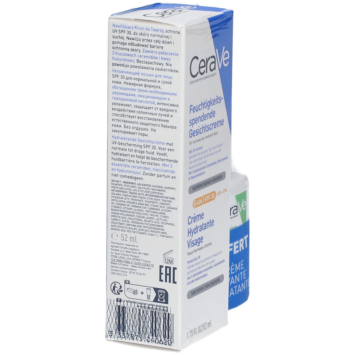 CERAVE CR VIS SPF30 52ML+ CR LAV
