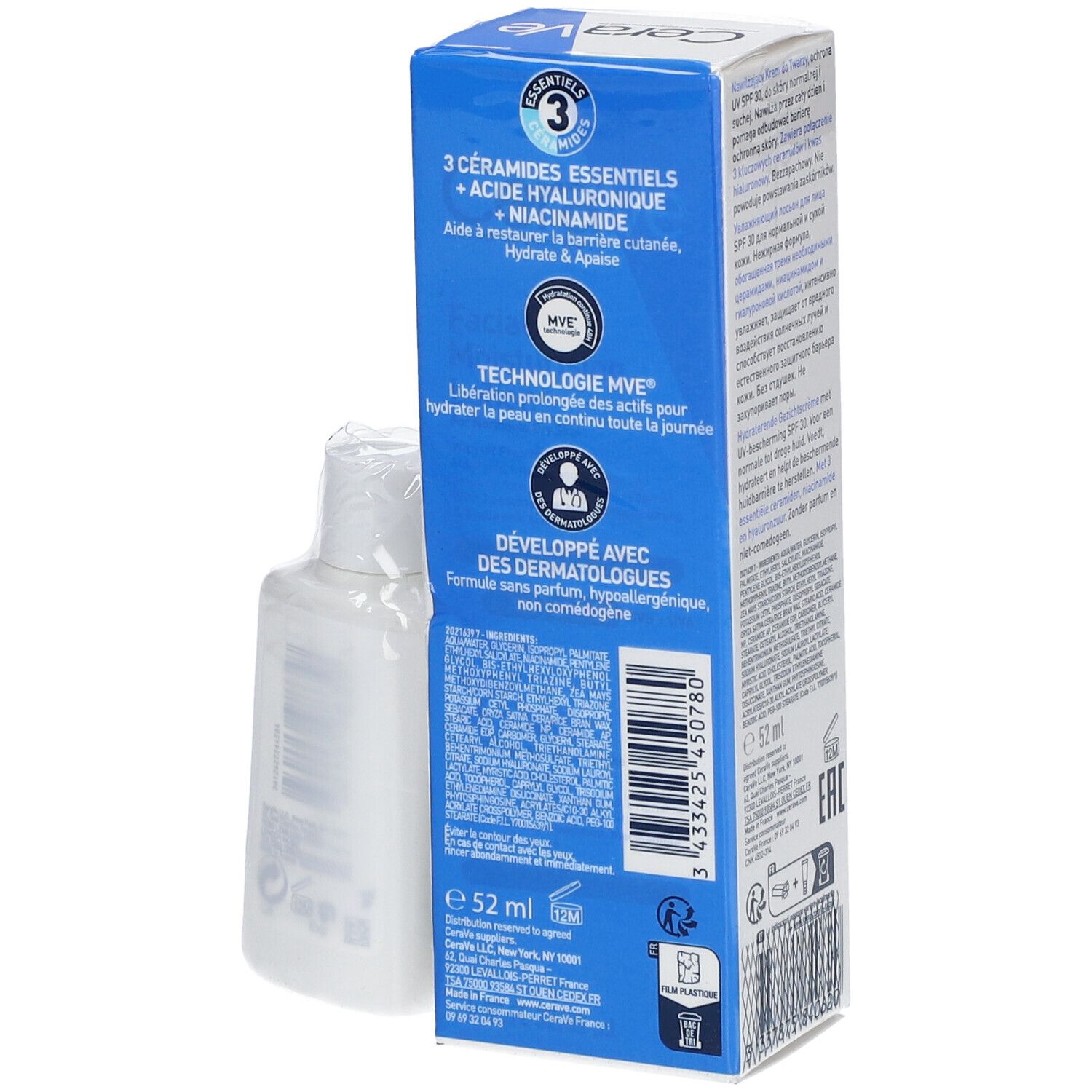 CERAVE CR VIS SPF30 52ML+ CR LAV