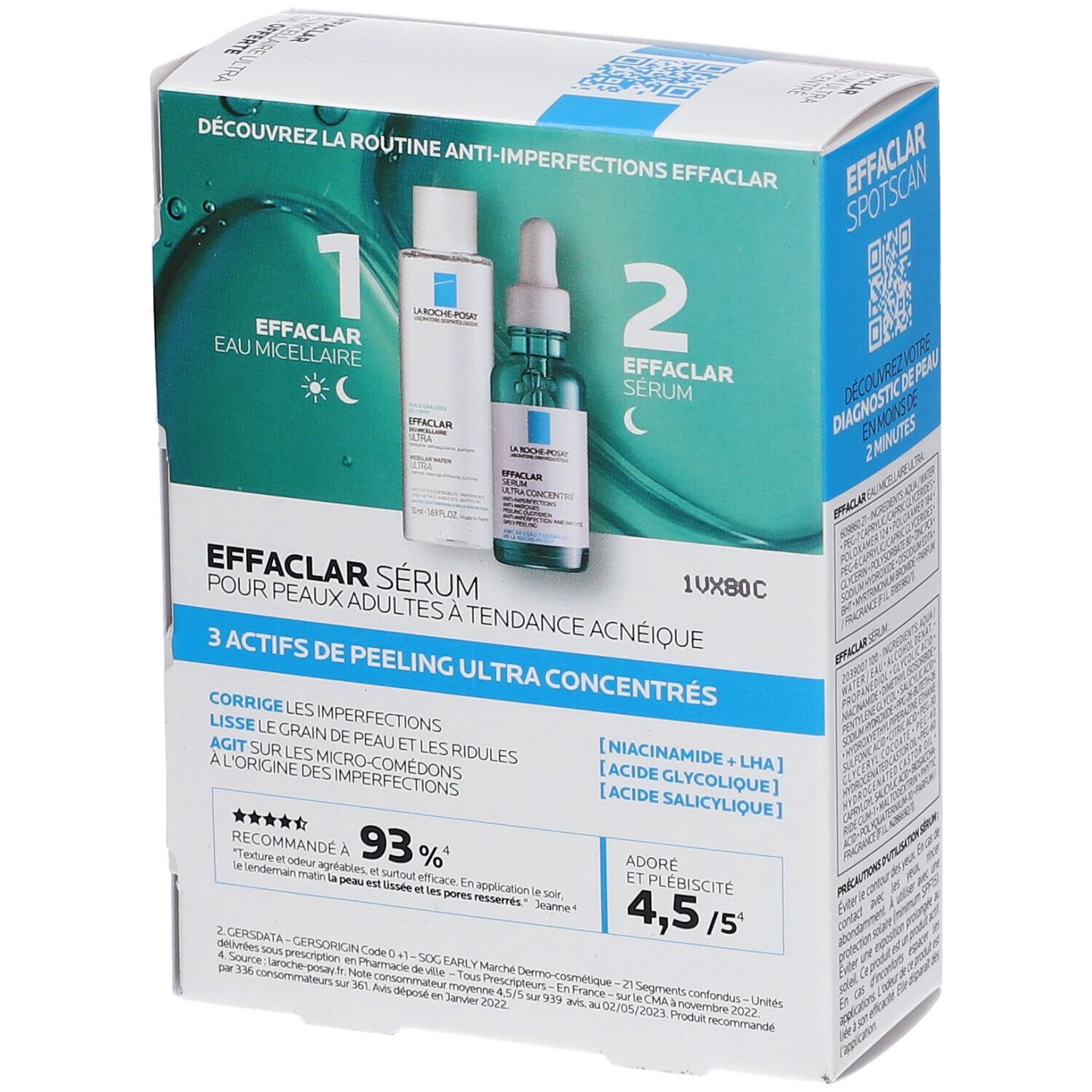 EFFACLAR SERUM 30ML+MINI EM