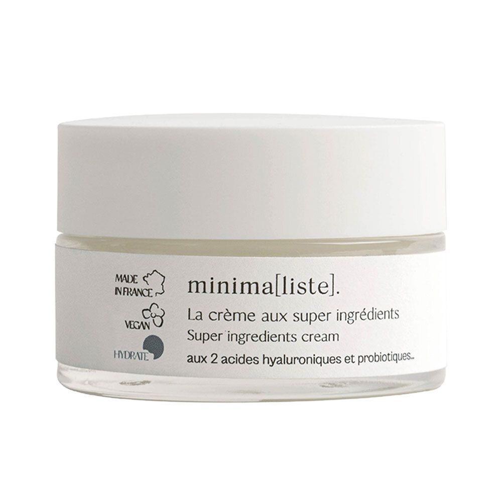 Minimalistische crème met super ingrediënten