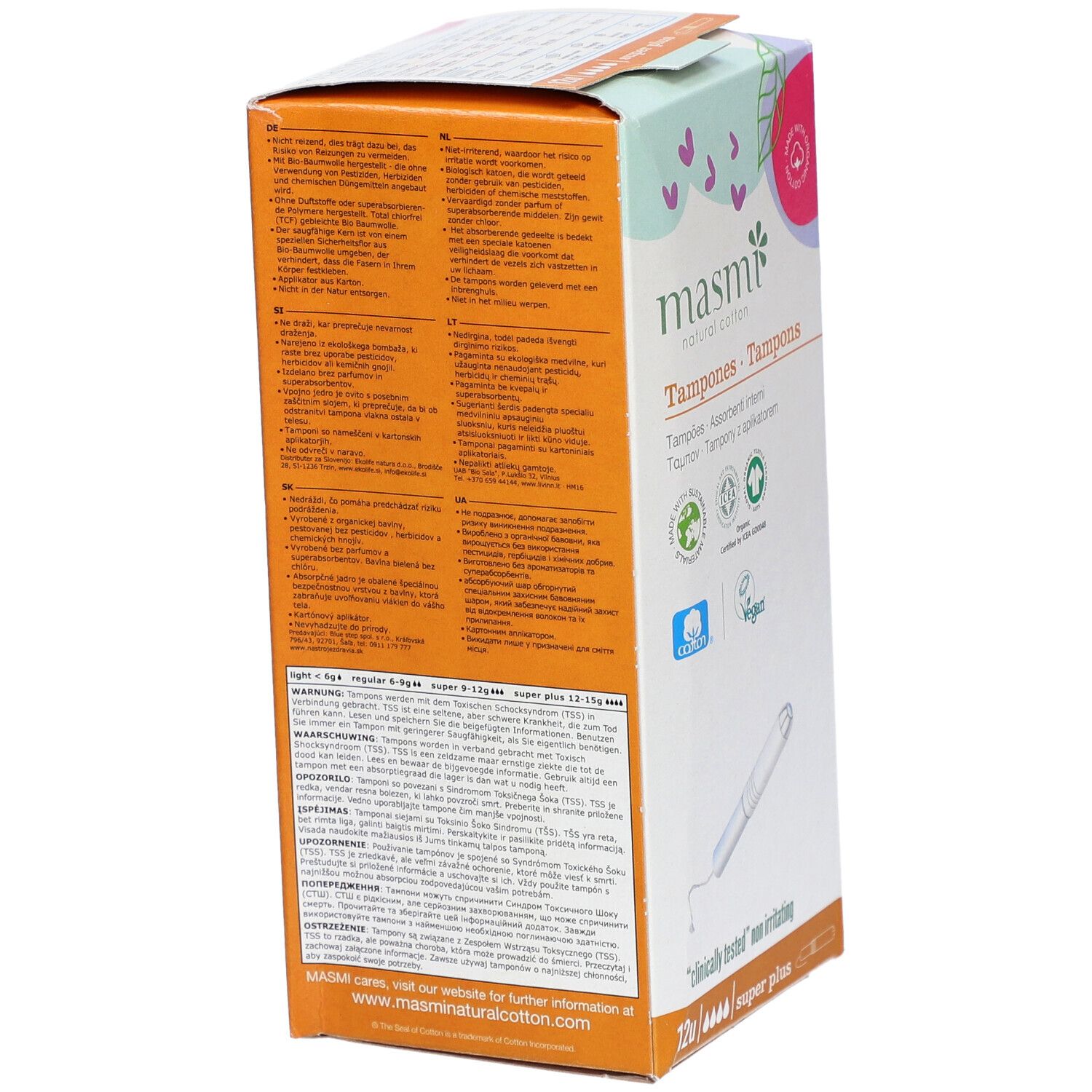 MASMI Super Plus Tampon met Applicator