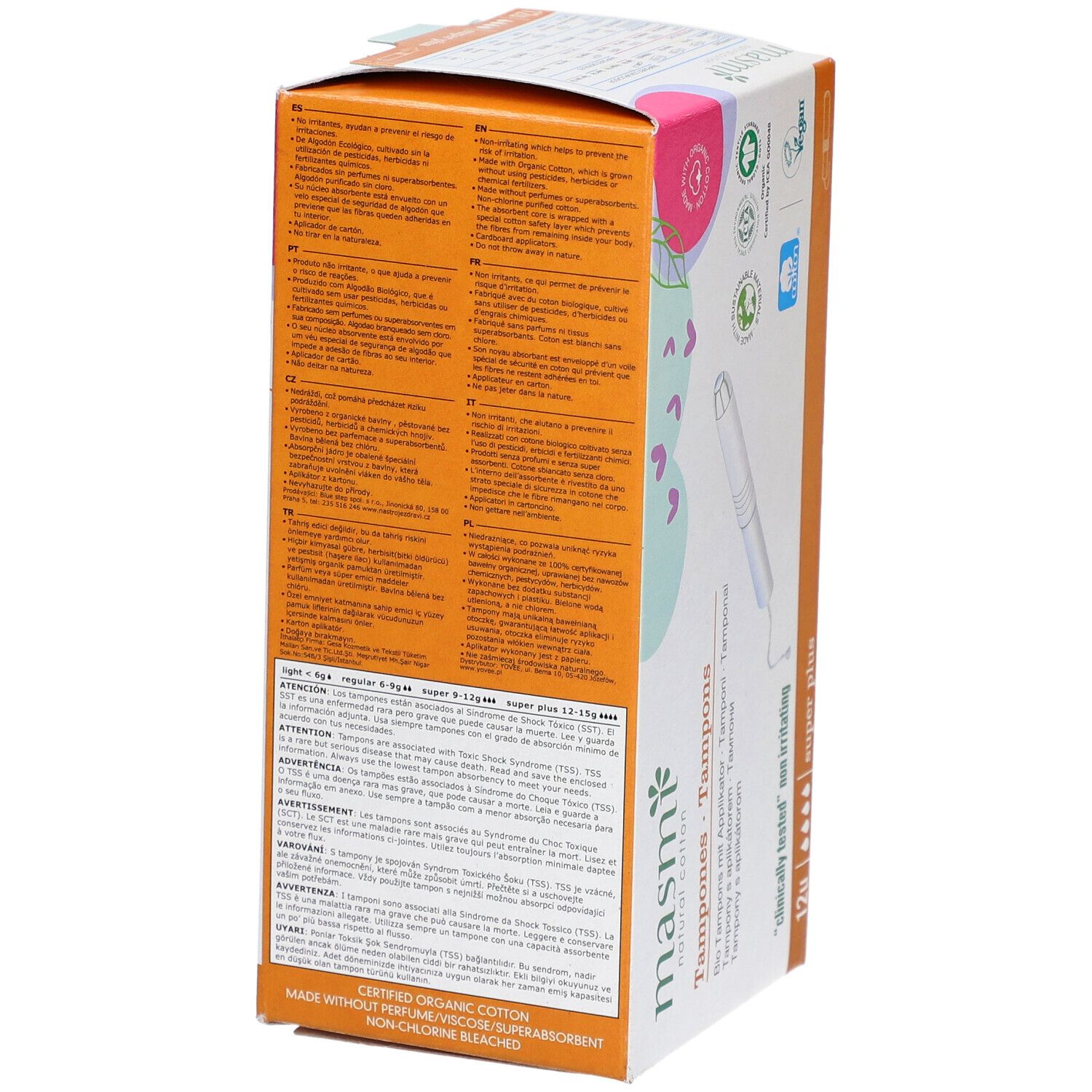 MASMI Super Plus Tampon met Applicator
