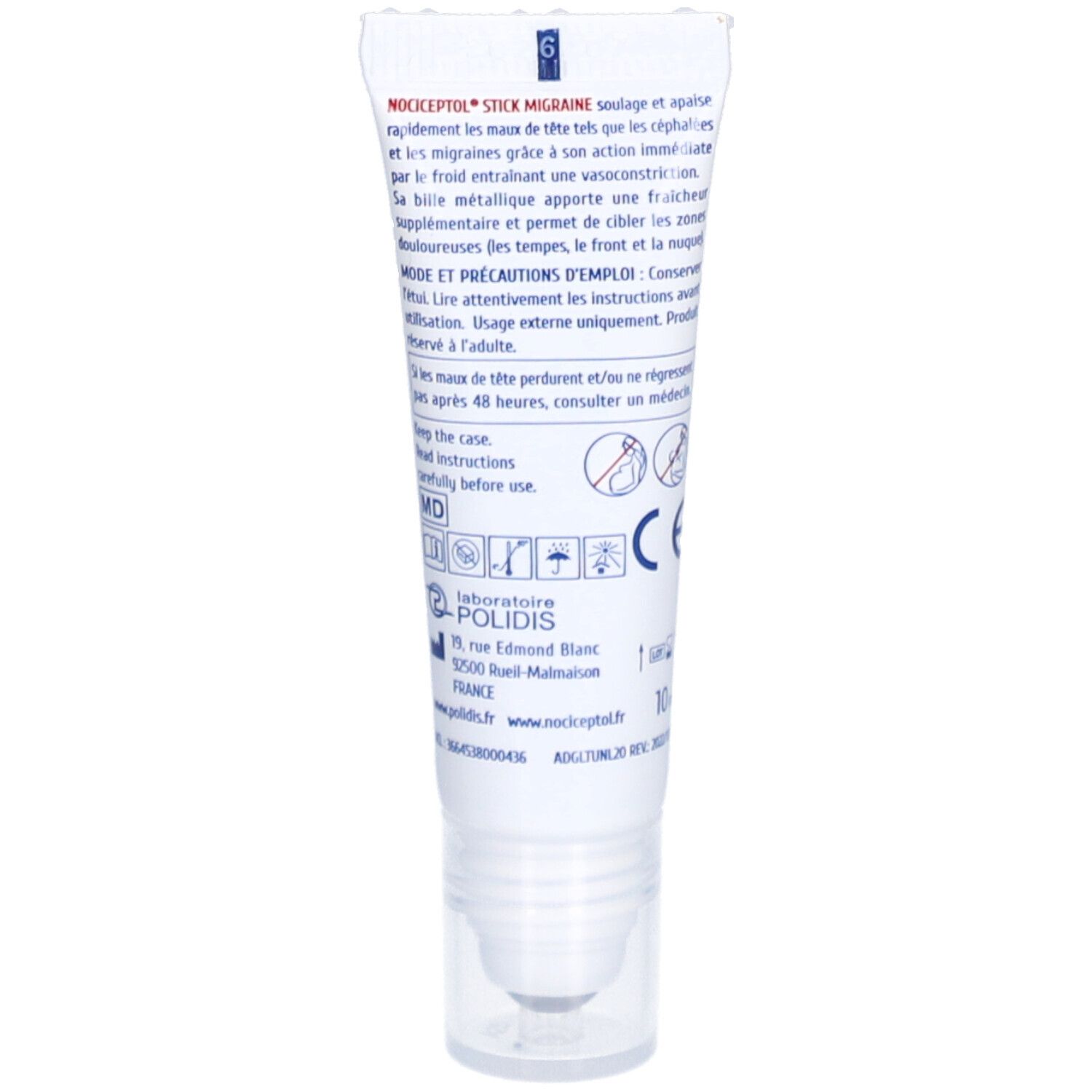Nociceptol Koudeffect Migraine Stick