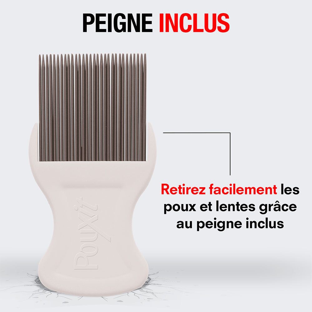 Kam inbegrepen. Verwijder gemakkelijk luizen en neten met de meegeleverde kam.