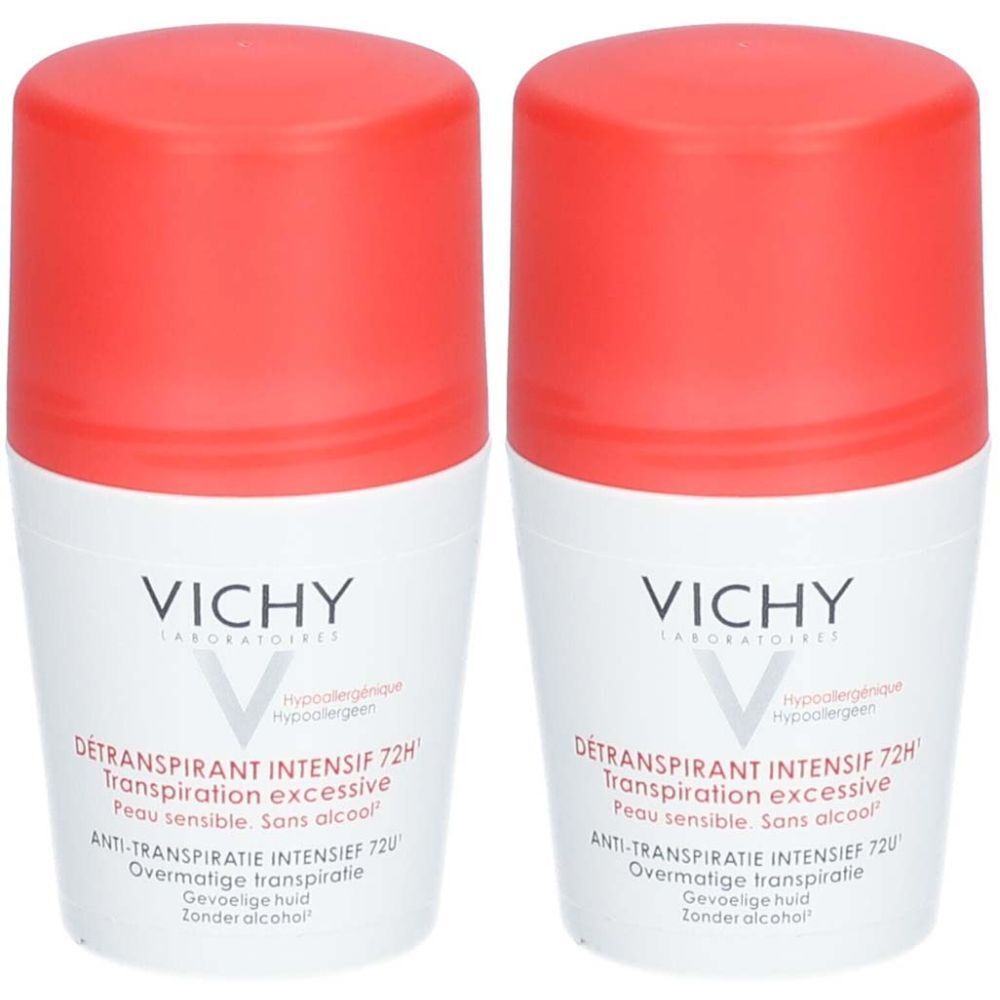 Vichy Déodorant Détranspirant Intensif 72 H Bille x2