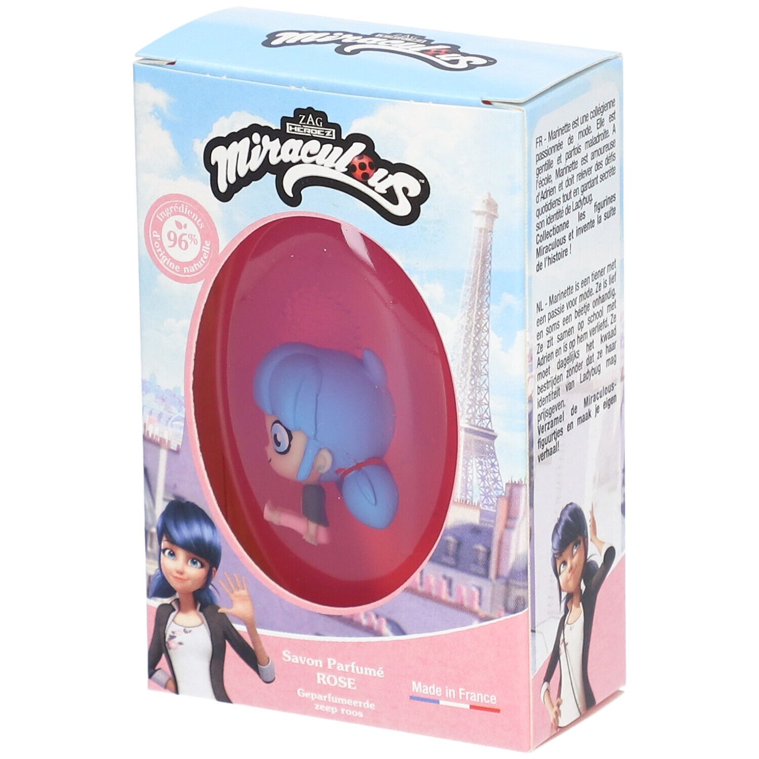 Le Comptoir du Bain Miraculous Vaste Zeep Roos Figurine Marinette