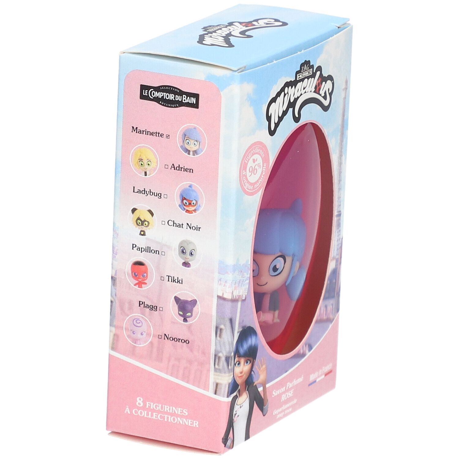 Le Comptoir du Bain Miraculous Vaste Zeep Roos Figurine Marinette