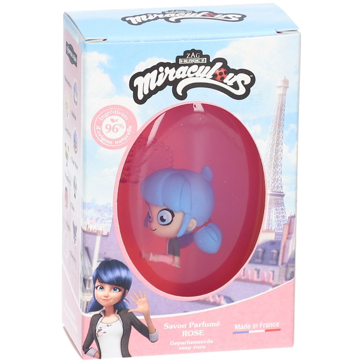 Le Comptoir du Bain Miraculous Vaste Zeep Roos Figurine Marinette