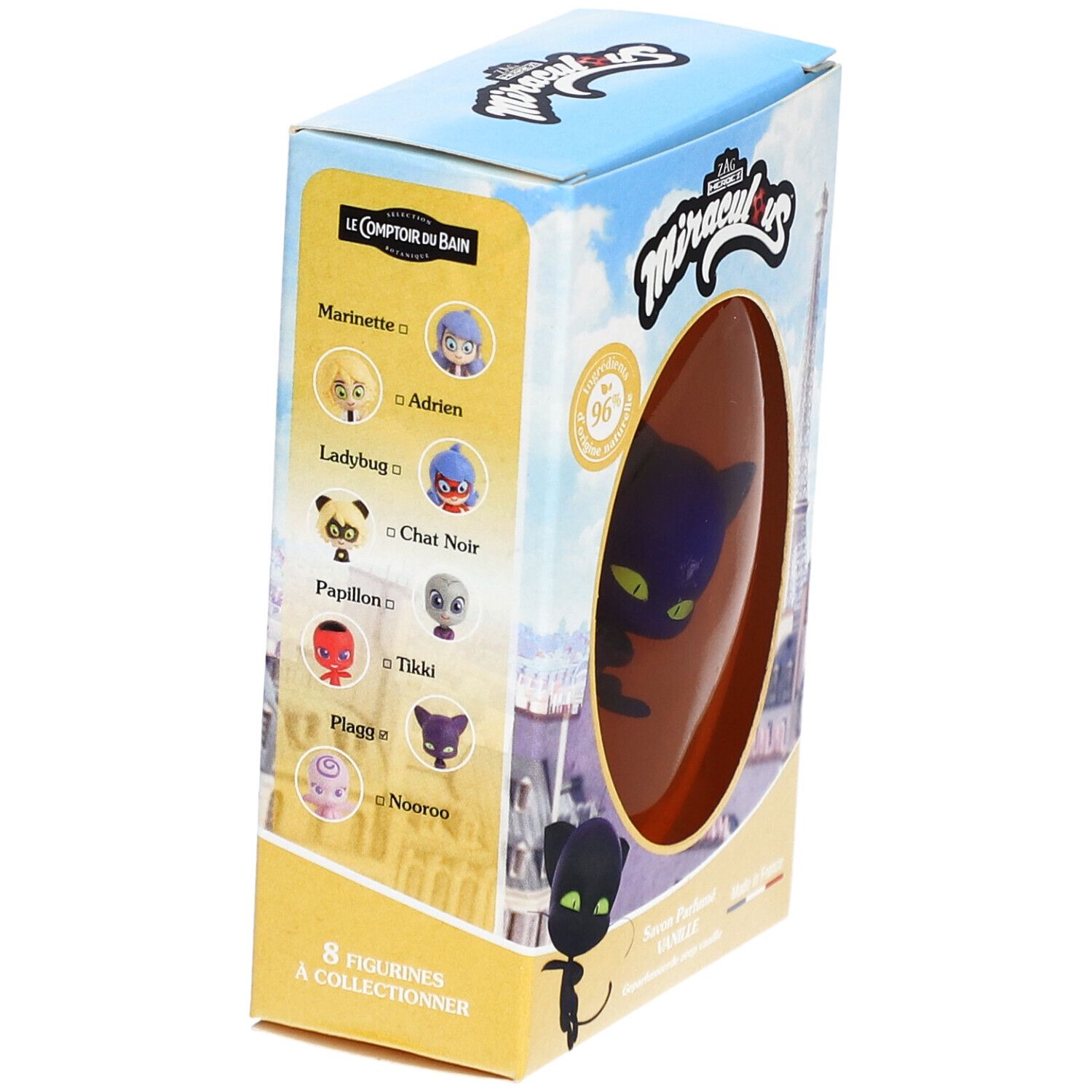 Miraculous - Vanillegeurzeep 75 g met beeldje