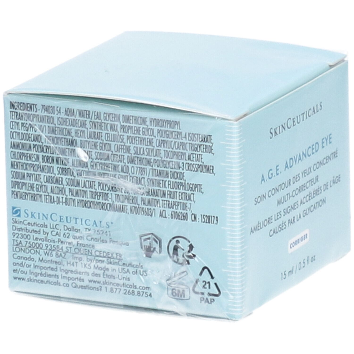SkinCeuticals A.G.E. Advanced Eye | Geconcentreerde multi-corrigerende oogcontourverzorging