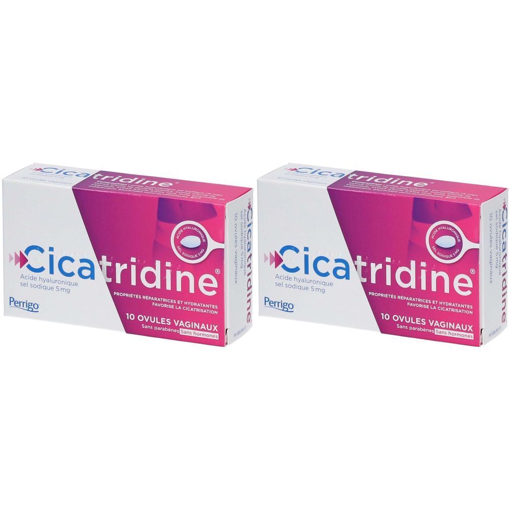 Cicatridine - 10 Vaginale Ovules - Droogt de vagina uit en bevordert de genezing