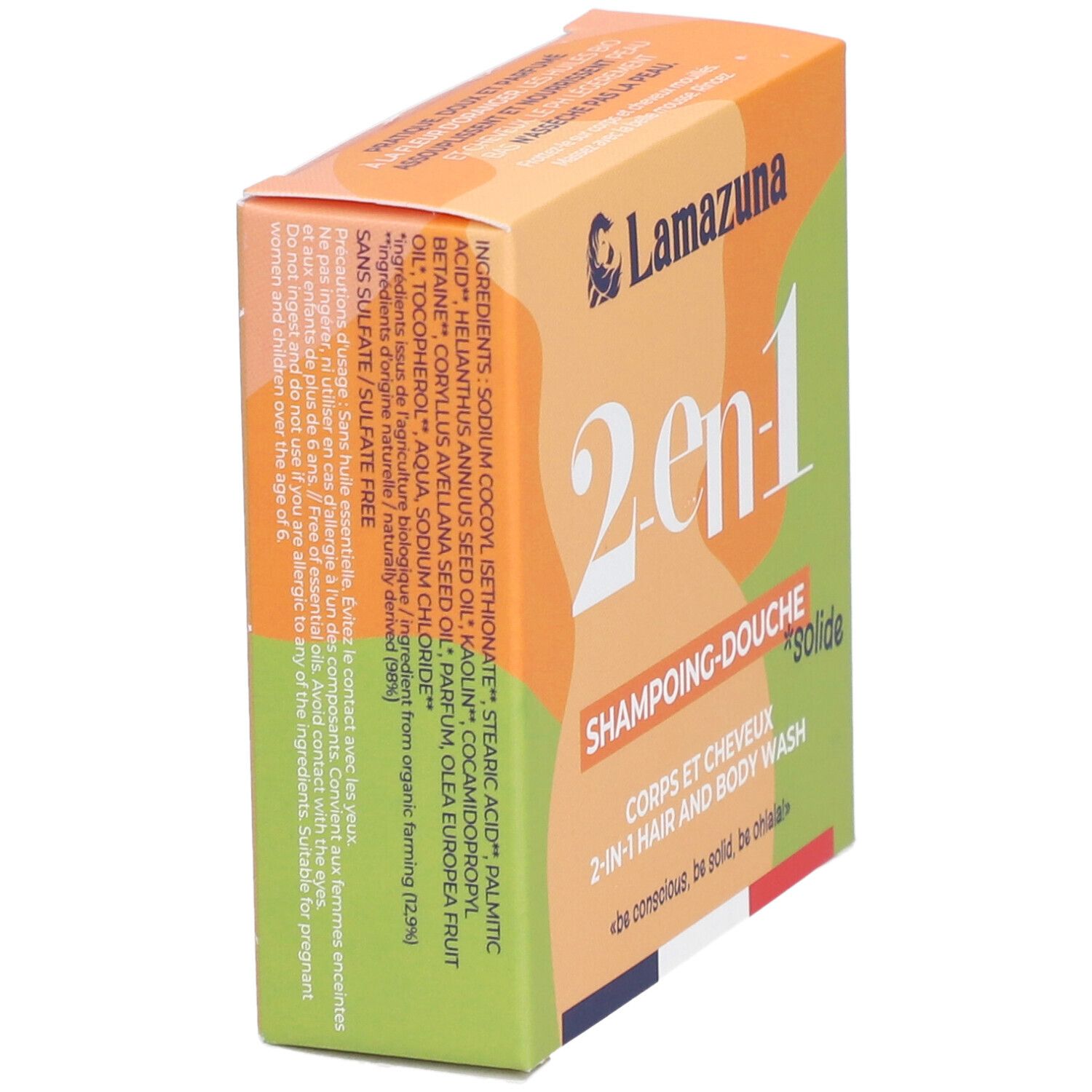 Lamazuna Shampoing-Douche Solide 2 en 1