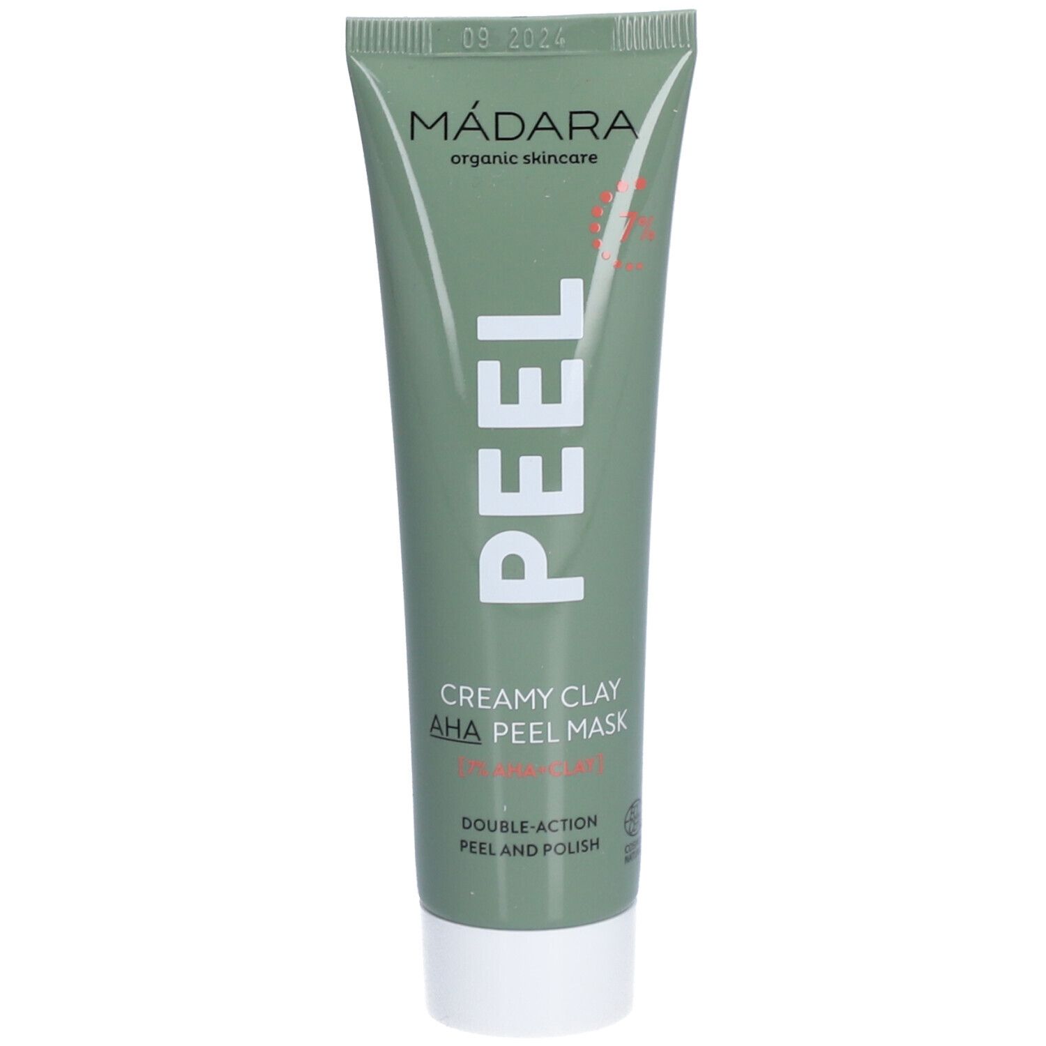 MÁDARA Masque Gommant AHA à l'Argile Blanche