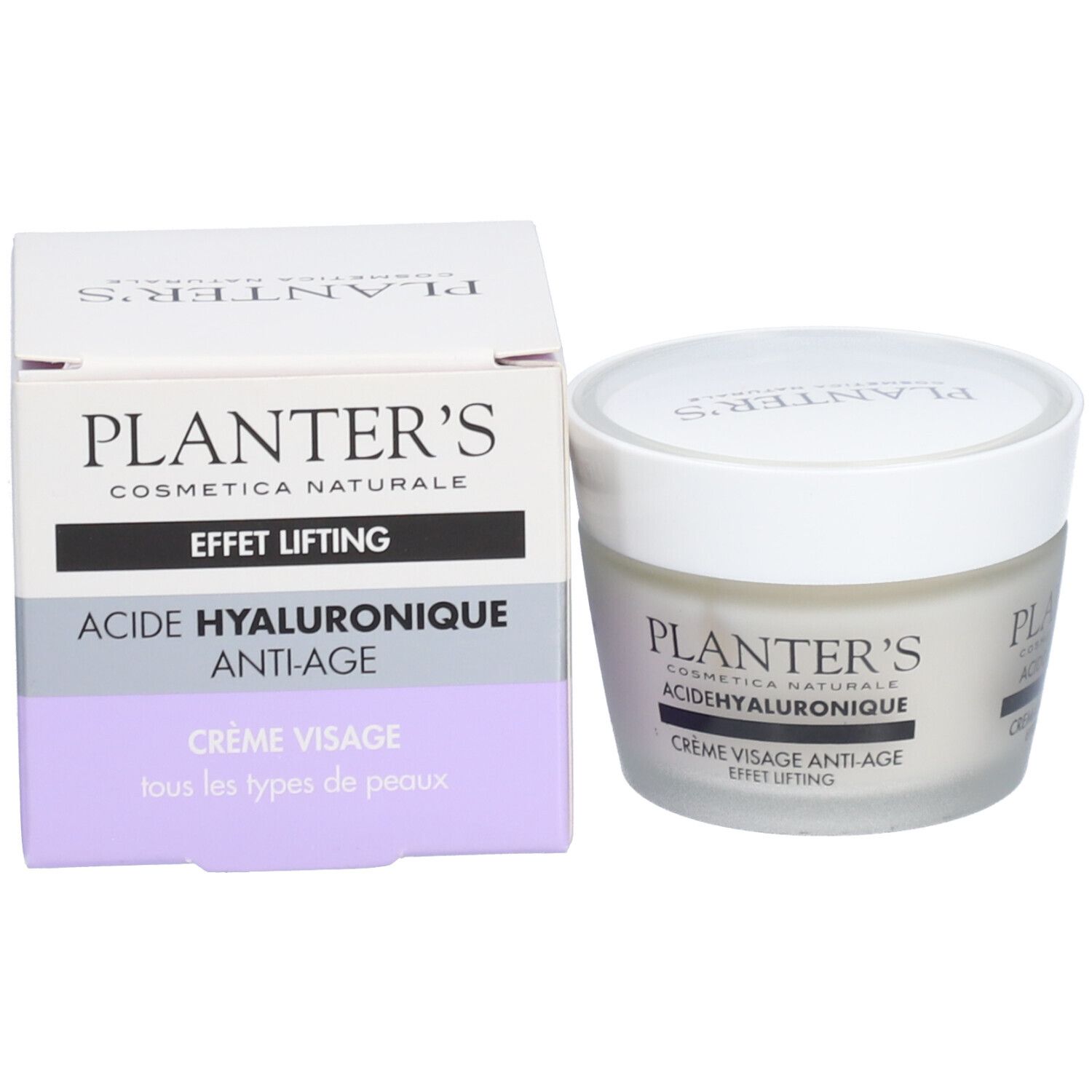 Planter's Acide Hyaluronique Crème Visage Anti-Âge Effet Lifting