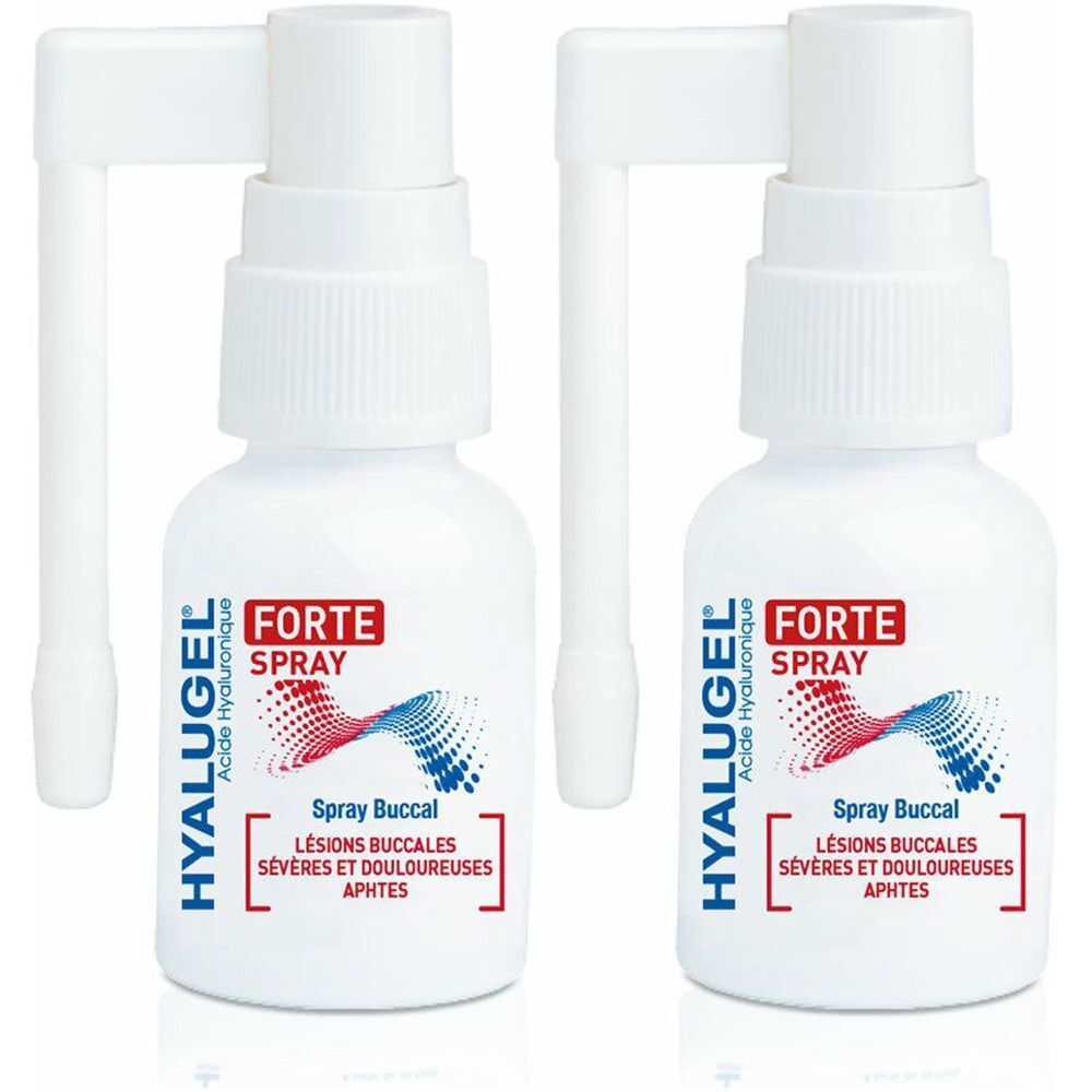 HYALUGEL® Forte - Buccale Spray - Ernstige en pijnlijke wonden - Mondzweren - Hyaluronzuur