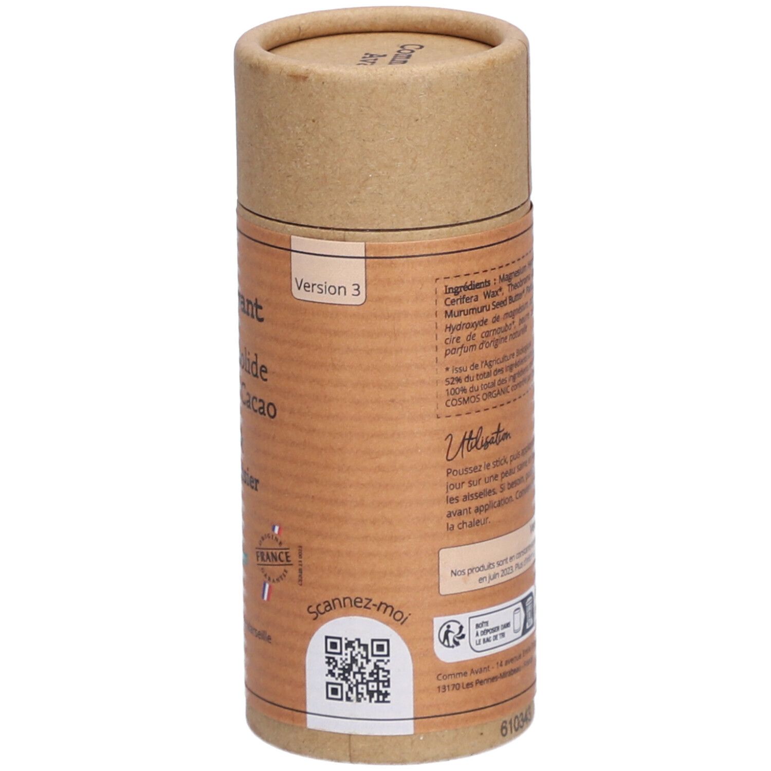 COMME AVANT DEO SOLIDE ABRICOT 60G