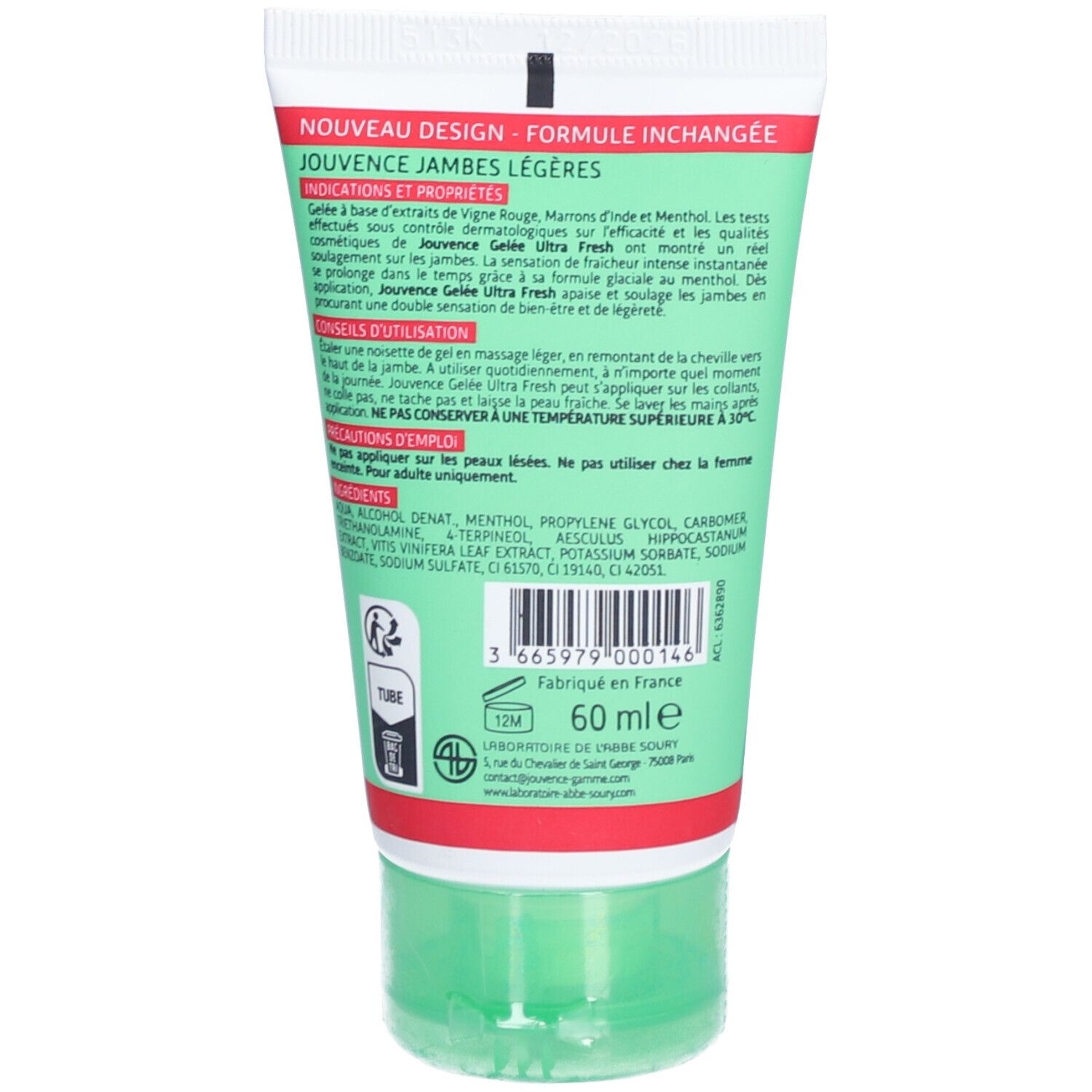 Jouvence Ultra Fresh Jambes Légères