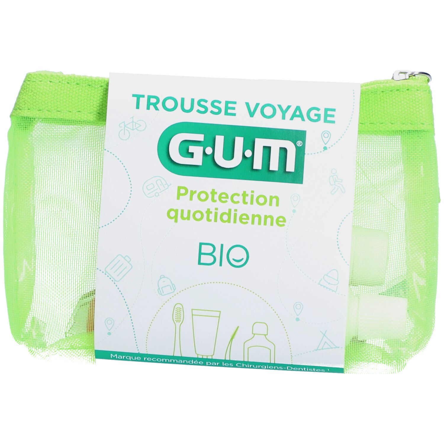 GUM Organic Dagelijkse Bescherming Reisset
