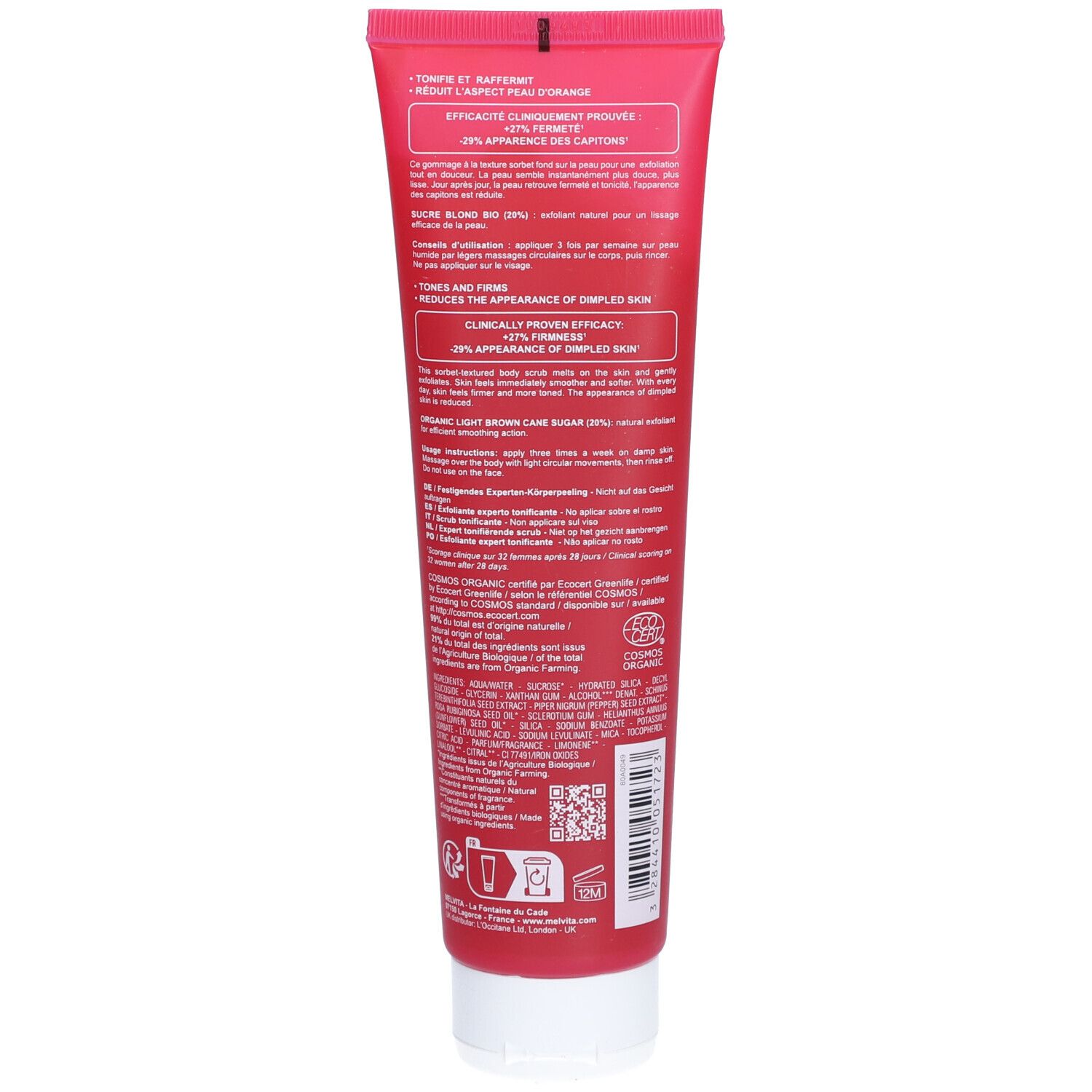 Melvita Gommage Expert Tonifiant L'Or Rose