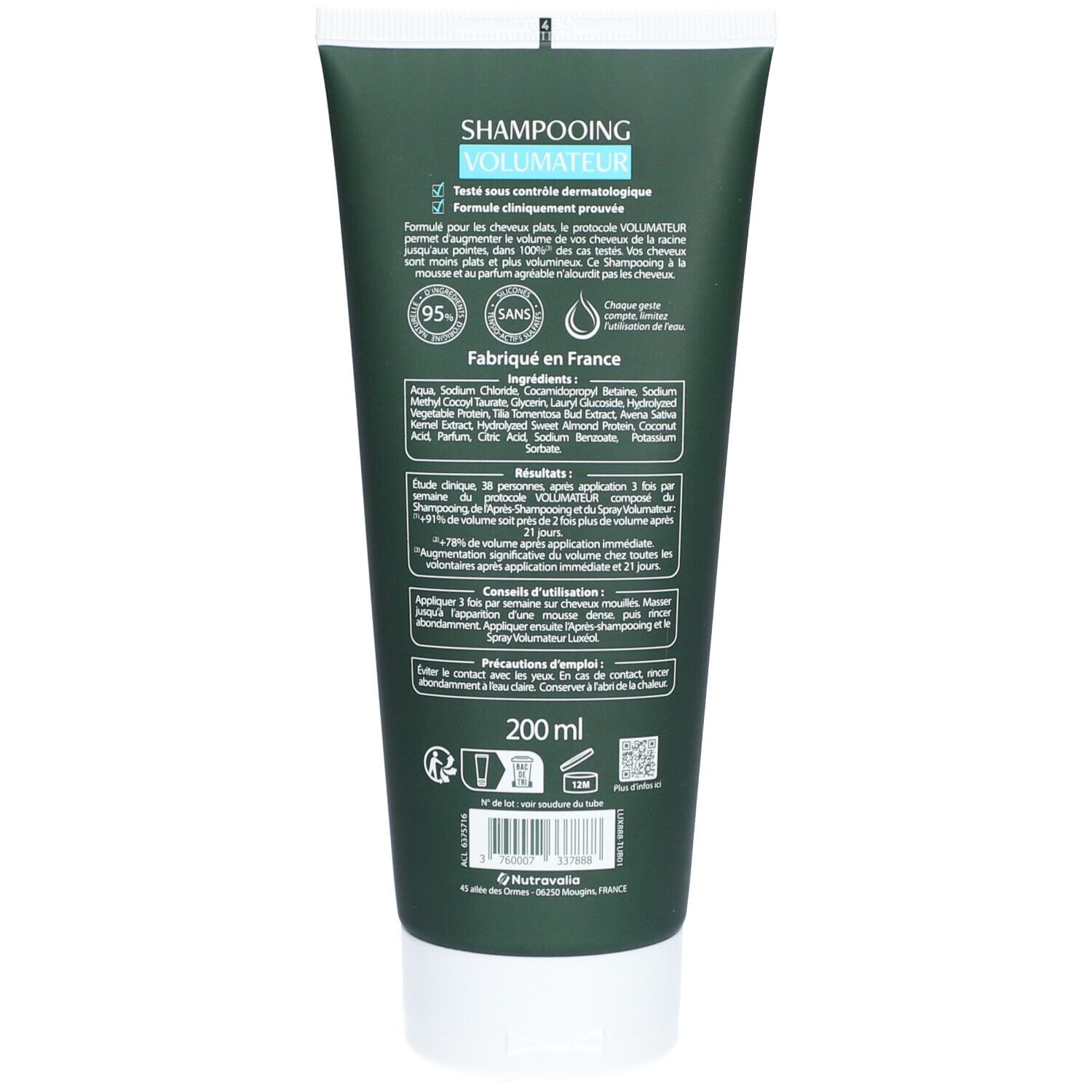Luxéol Shampooing Volumateur