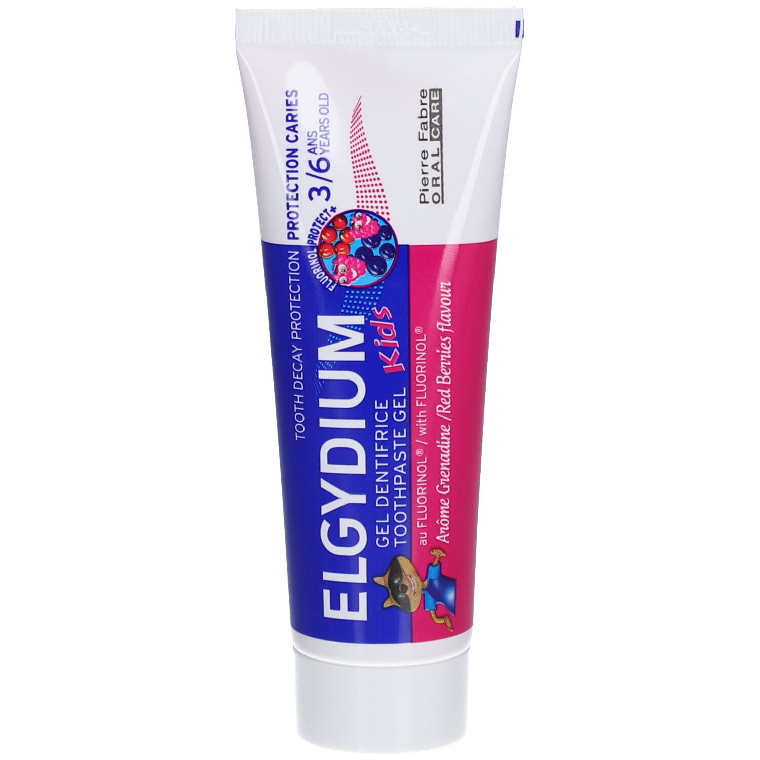 Elgydium Kids Tandpastagel met Fluorinol | Grenadinesmaak