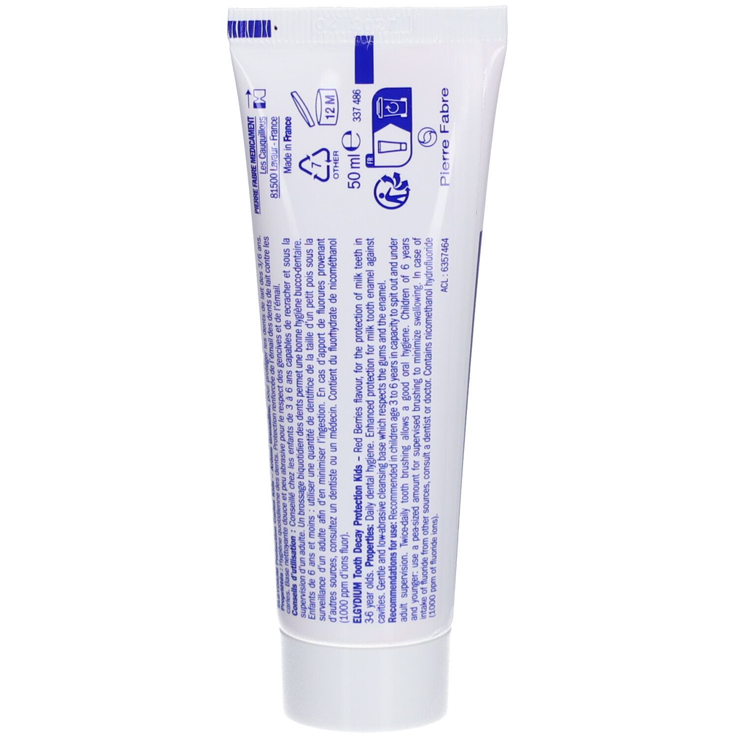 Elgydium Kids Tandpastagel met Fluorinol | Grenadinesmaak