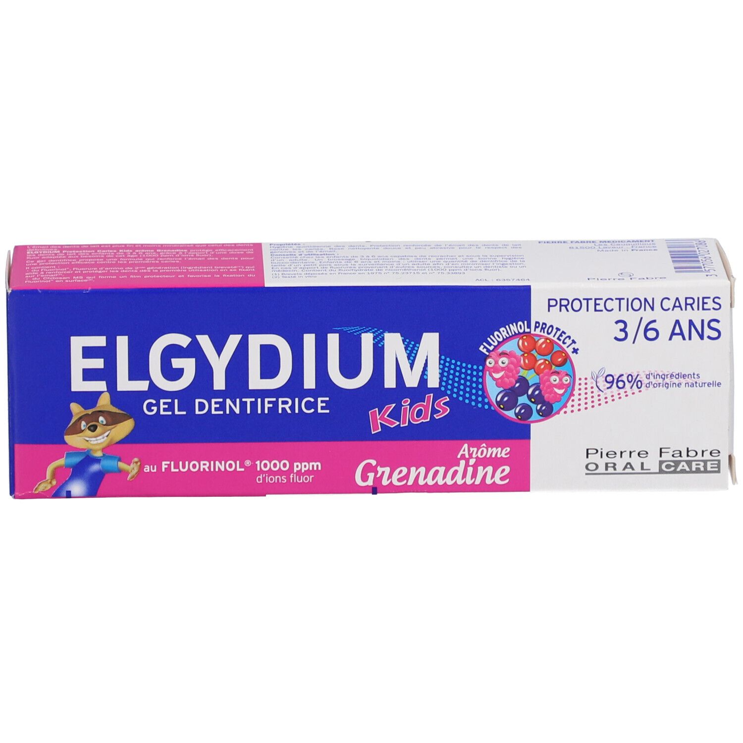 Elgydium Kids Tandpastagel met Fluorinol | Grenadinesmaak