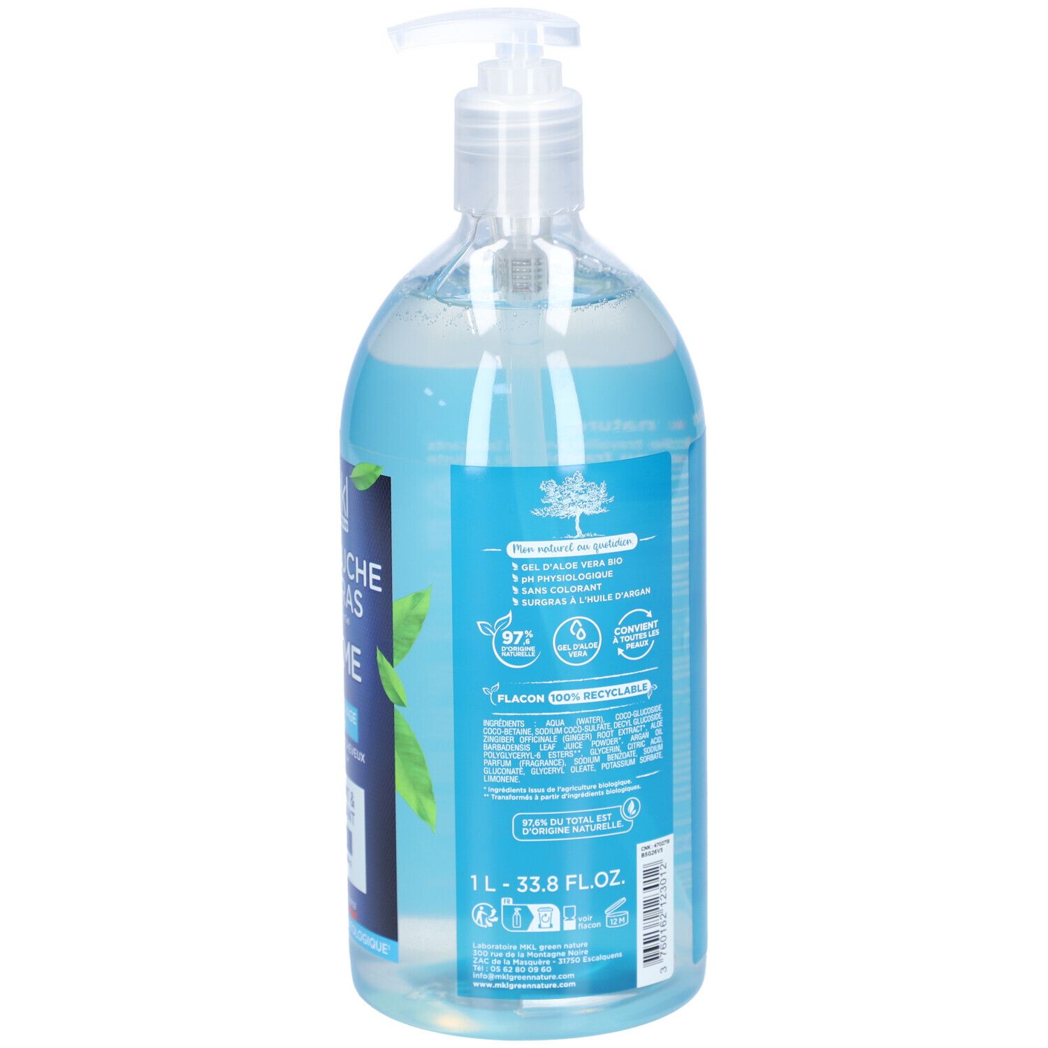 MKL Gel douche Homme - Marine sauvage
