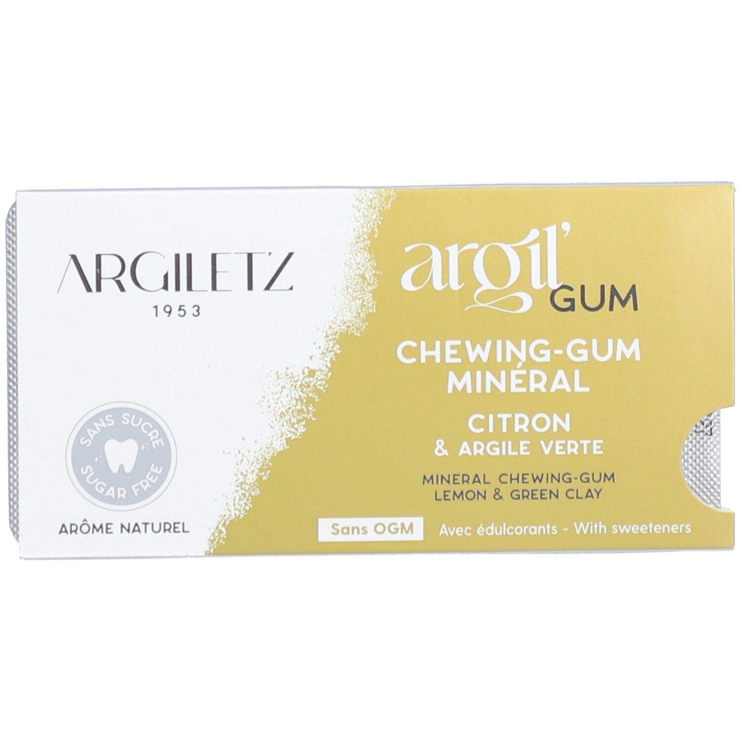 Argiletz 12 Chewing-gums Sans Sucre Citron