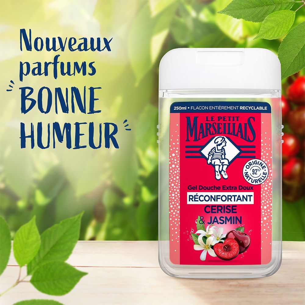 Le Petit Marseillais Extra Zachte Comforterende Douchegel Kers & Jasmijn