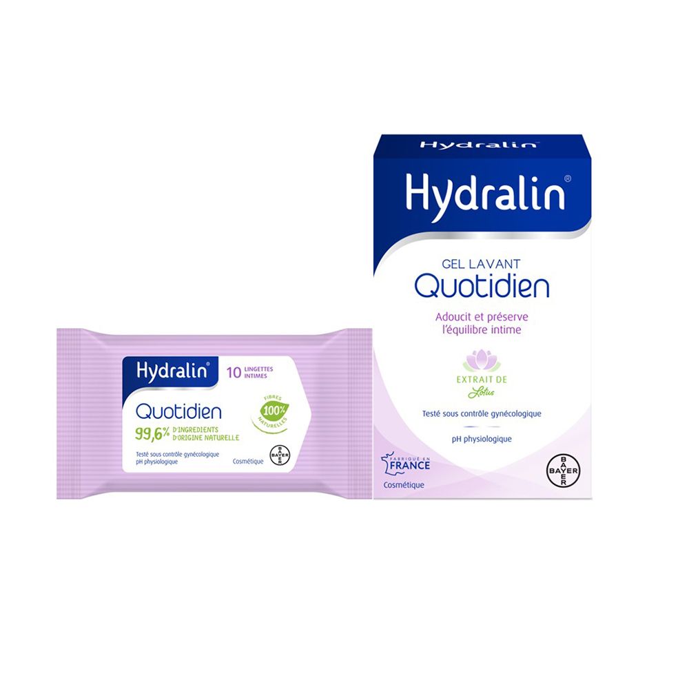 Lingette + Hydralin quotidien 100ml