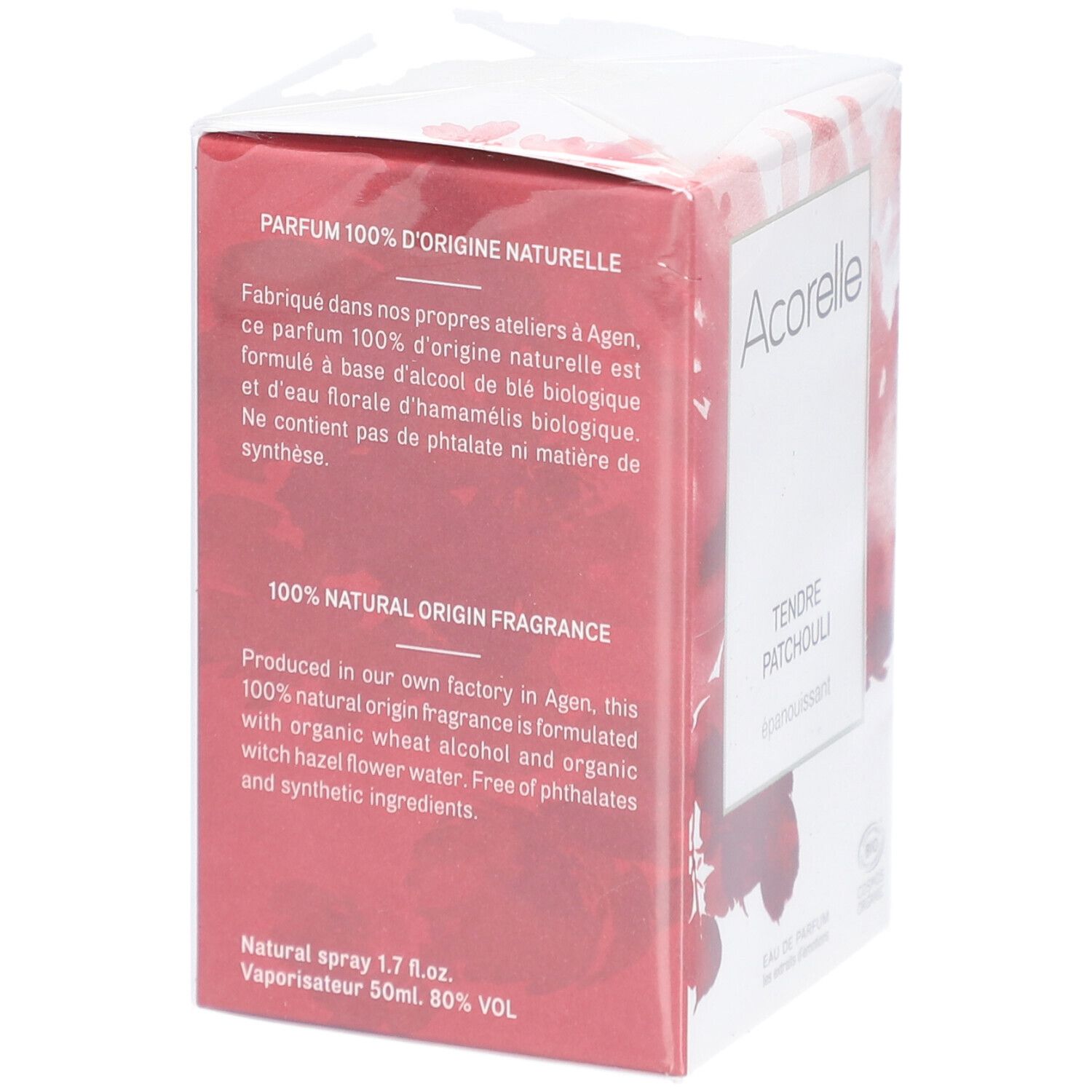 ACCORELLE Eau de Parfum Tendre Patchouli Bio