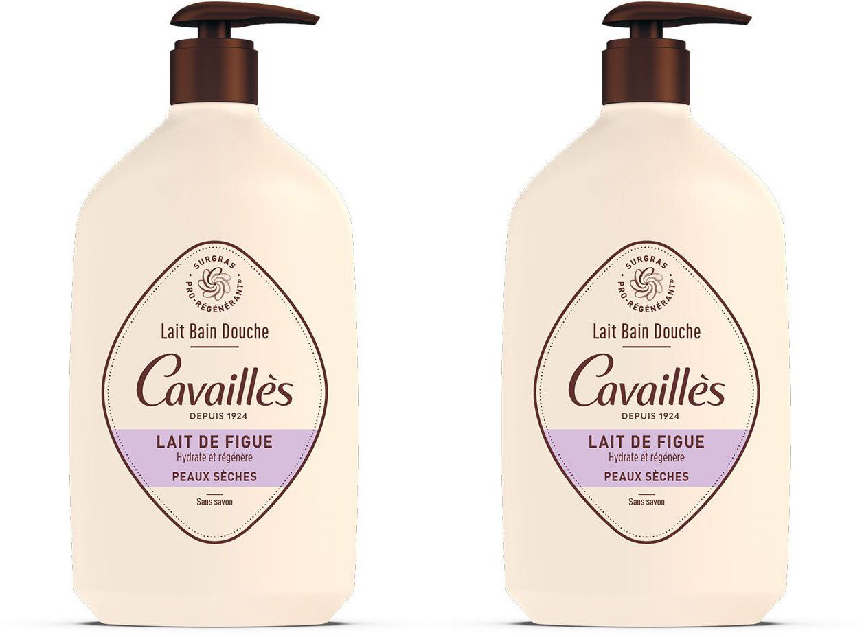 Rogé Cavaillès Gel bain douche Lait de figue x2