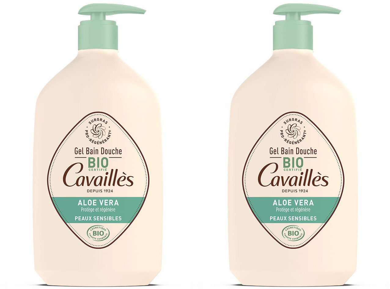 Rogé Cavaillès Gel Bain Douche certifié Bio Aloe Vera x2