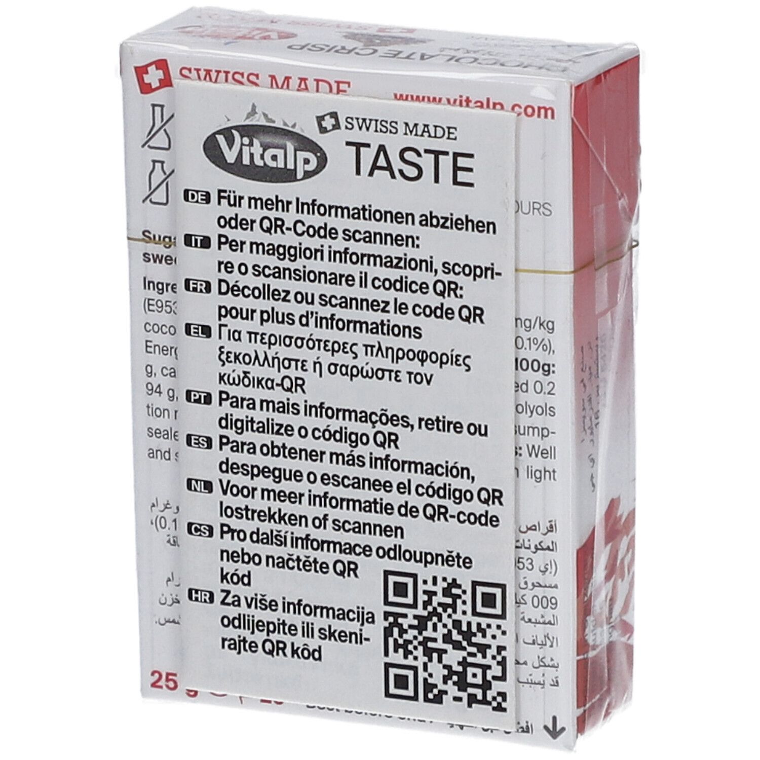 VITALP BONBON SS CHOCOLATE 25G