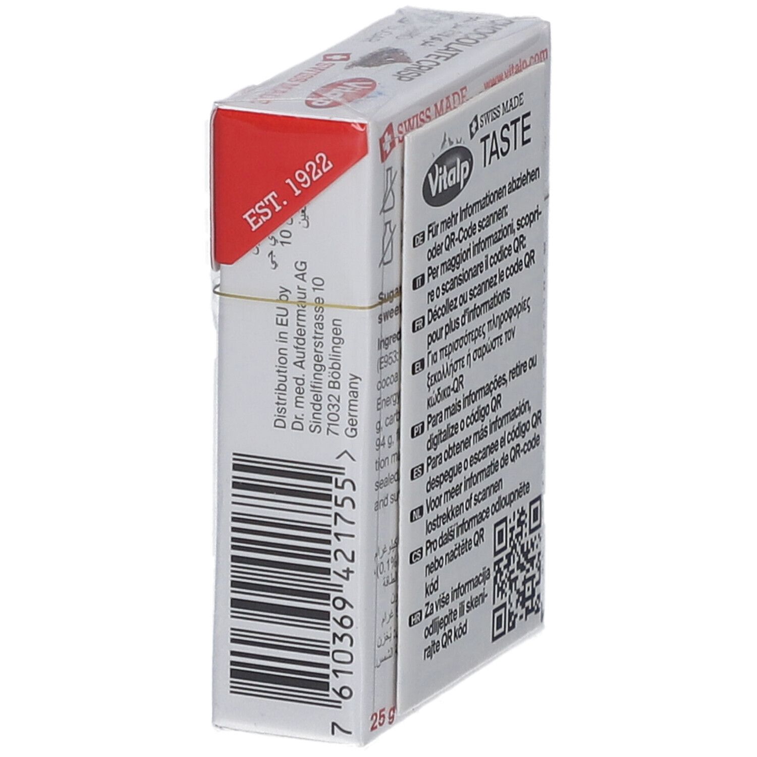 VITALP BONBON SS CHOCOLATE 25G