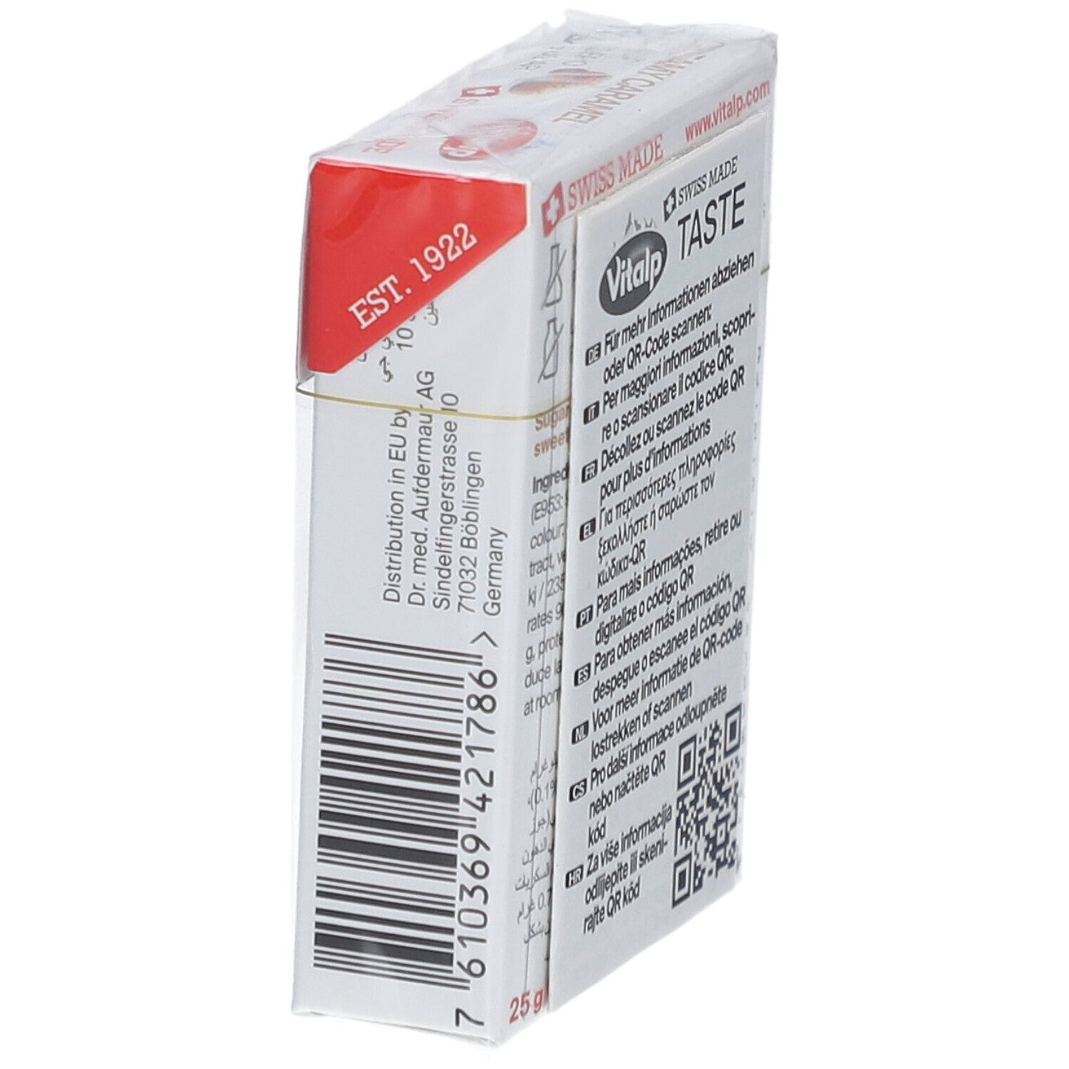 VITALP BONBON SS CARAMEL 25G