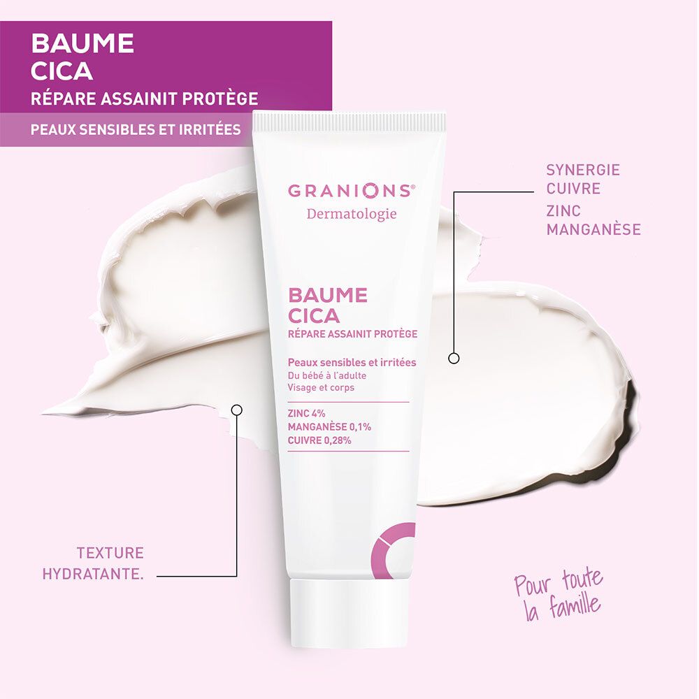 Crèmetube met crème textuur. Hydraterende textuur. Voor het hele gezin. Voor gevoelige en geïrriteerde huid.